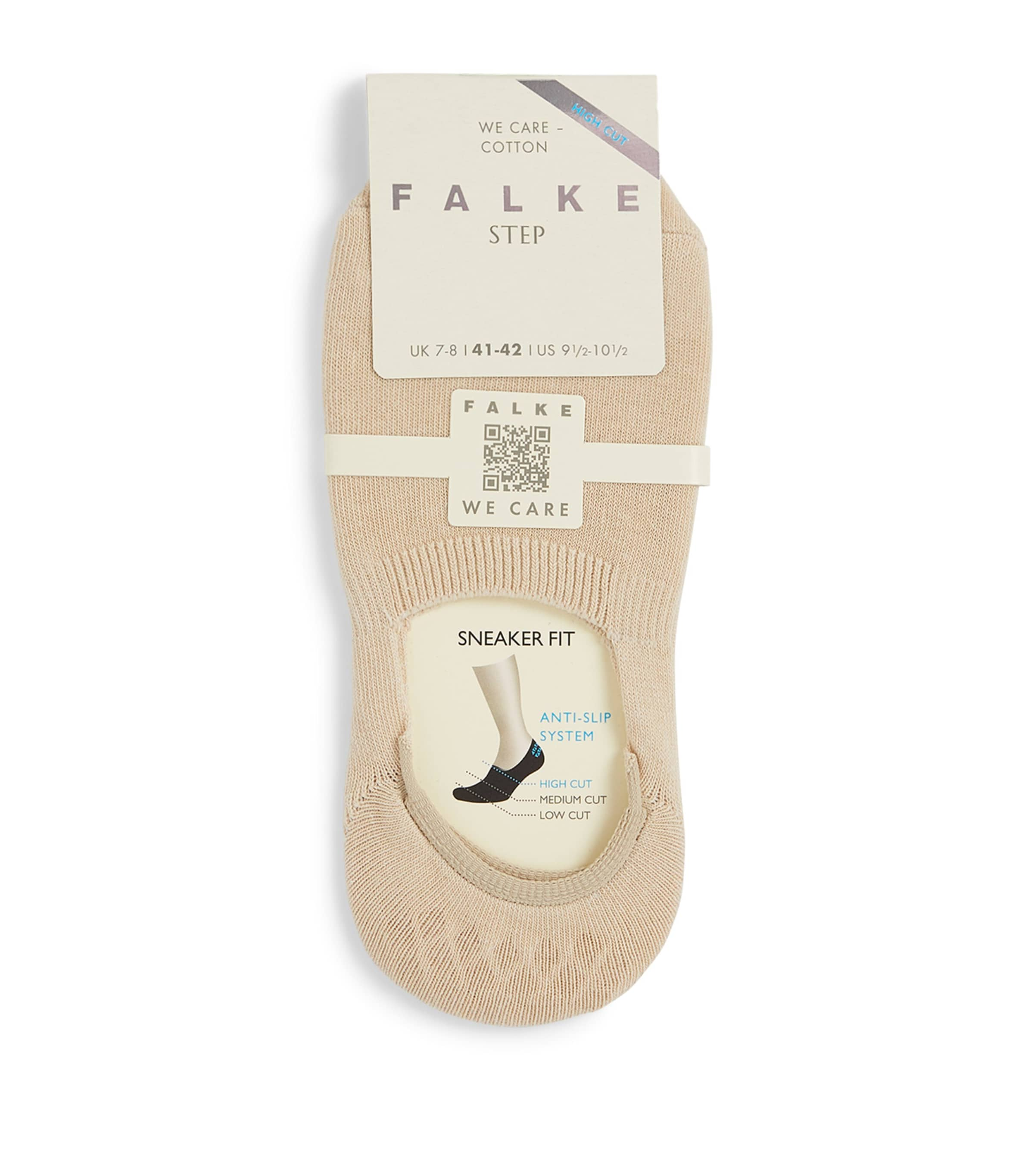 Falke High-step Sneaker Socks In Ivory