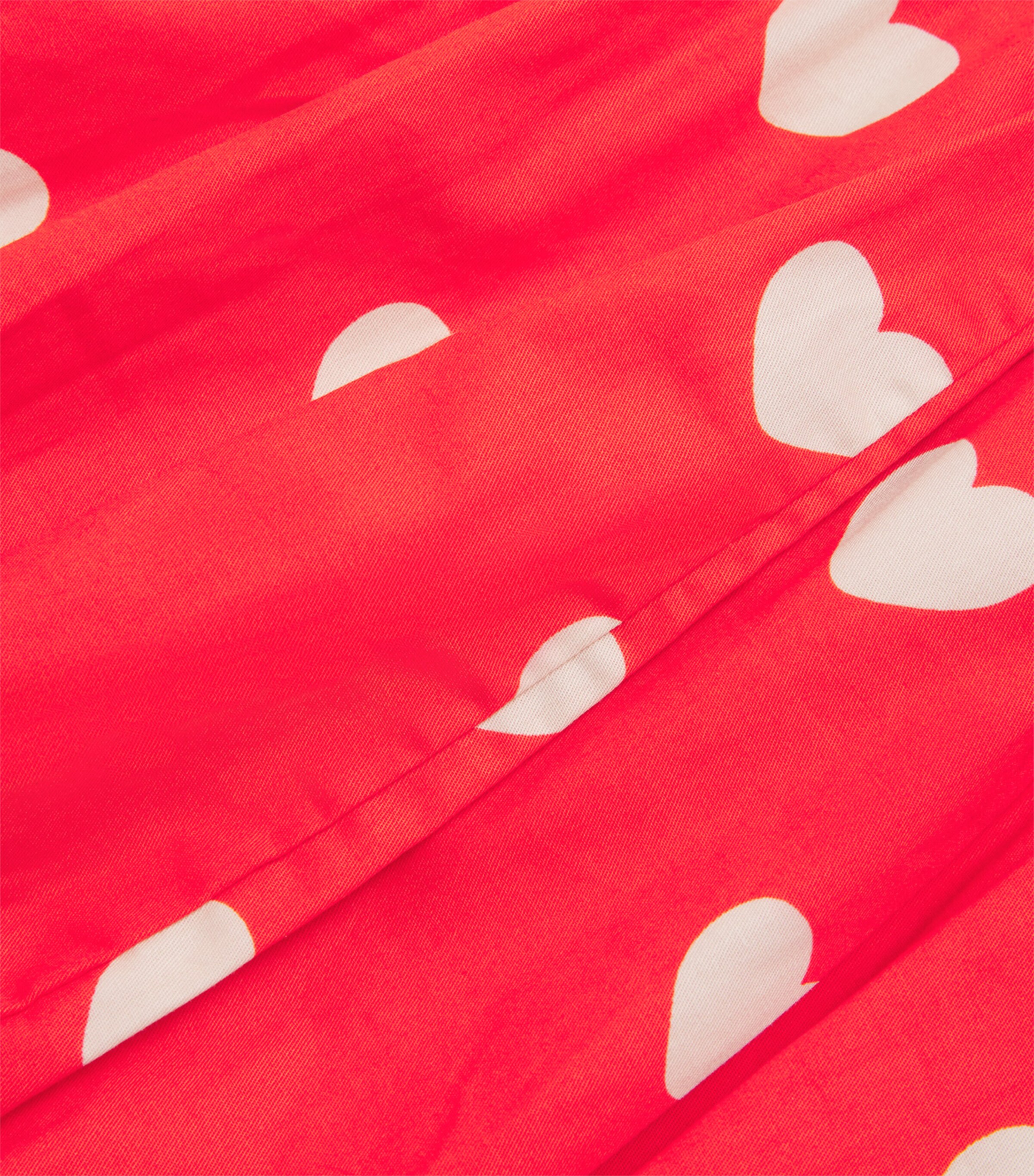 Organic Cotton Hearts Balloon Skirt (3-11 Years) 42RED Image 3