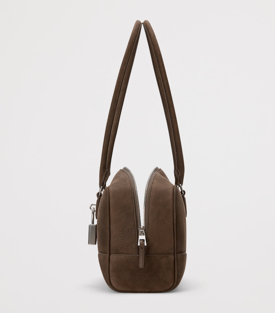 Suede Amazona 31 Top-Handle Bag TUNDRA Image 3