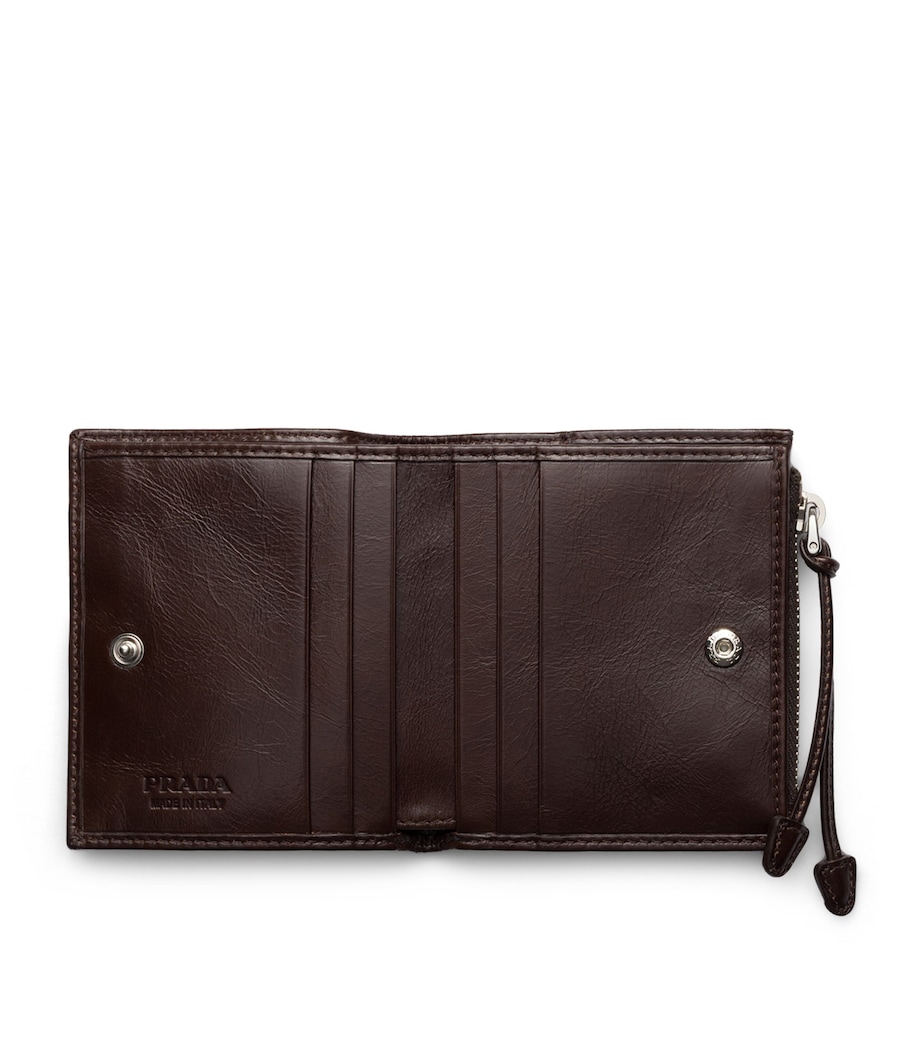 Small Leather Zipped Wallet F0003 Image 2