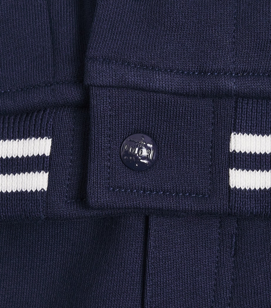 Cotton-Blend Jacket and Sweatpants Set (3-24 Months) NAVY Image 4