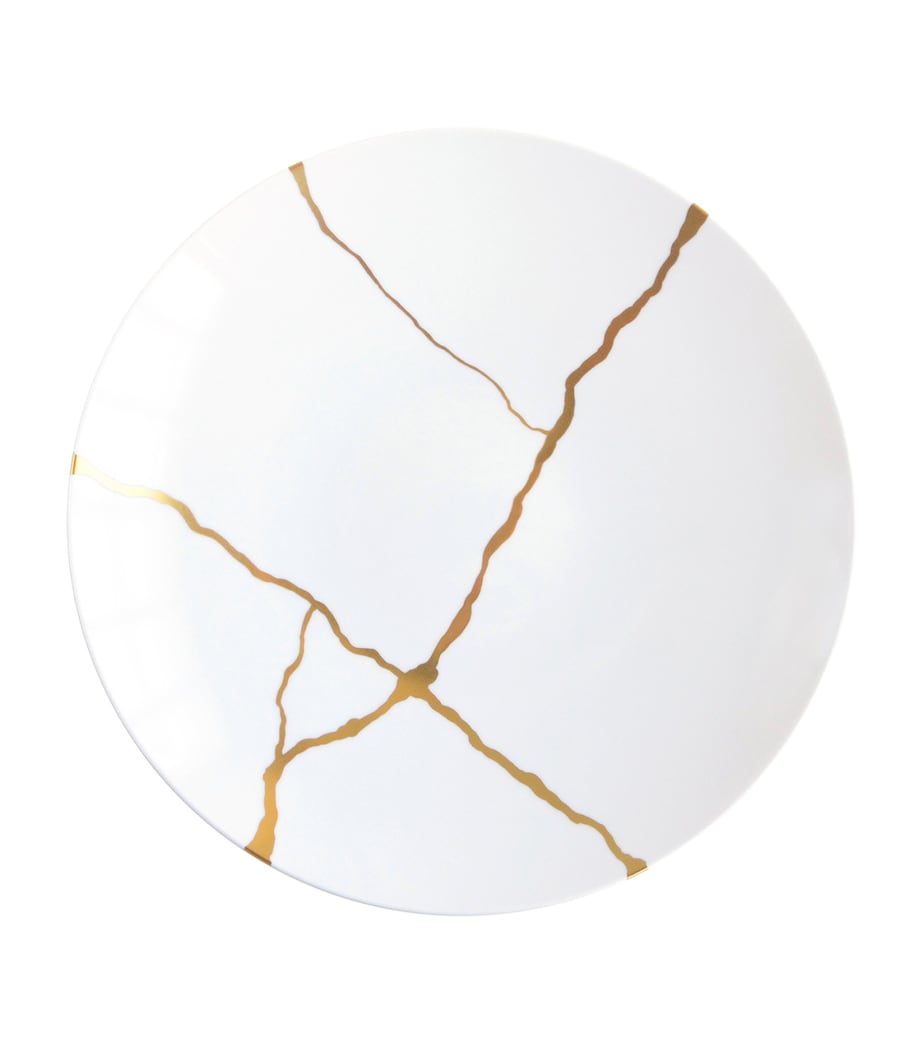 Bernardaud Set of 12 Kintsugi Dinner Plates (26cm) Or Image 5