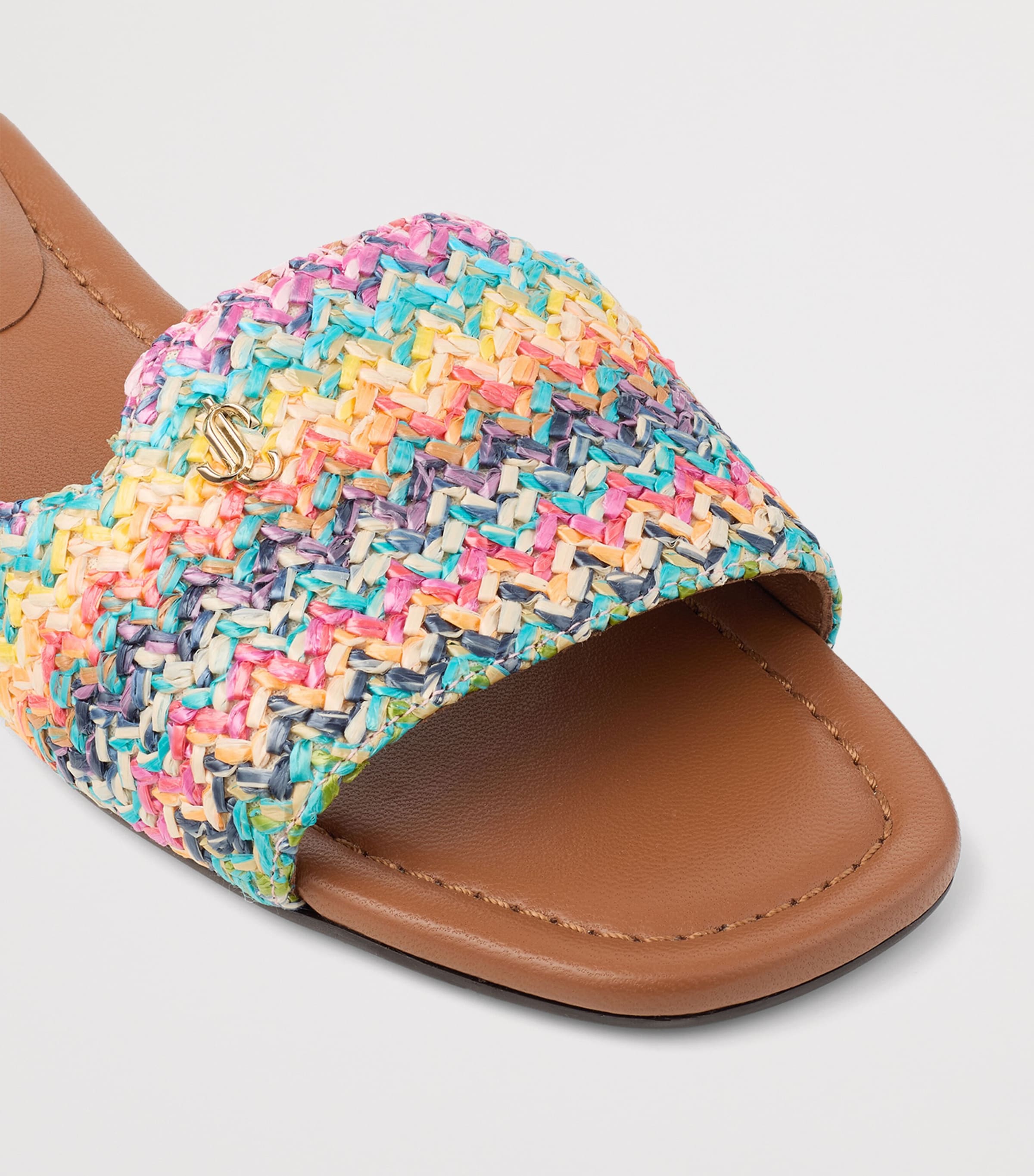 Jimmy Choo Dina Woven Leather Sandals Image 5