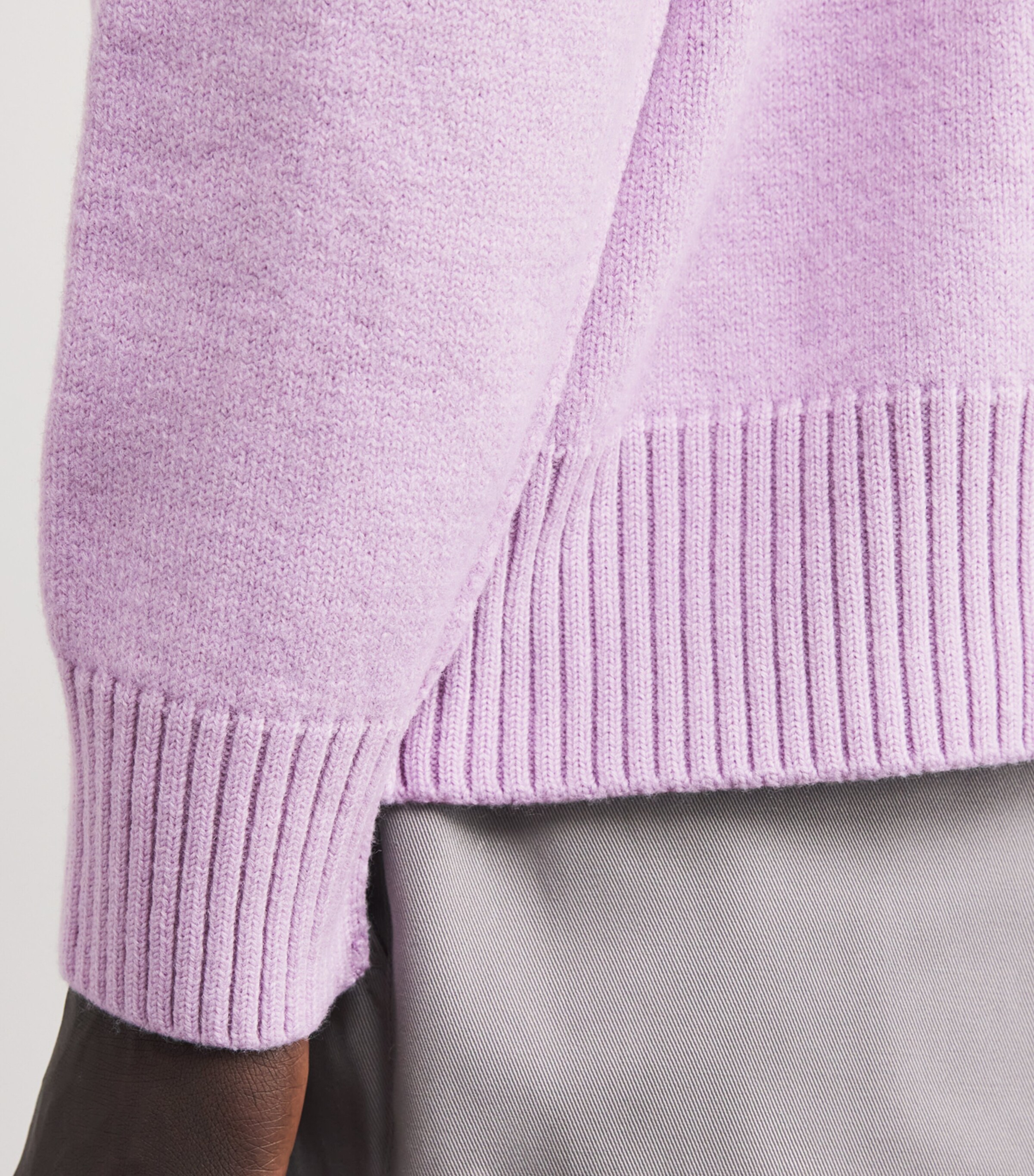 AMI Paris Purple Wool Ami de Coeur Sweater | Harrods US