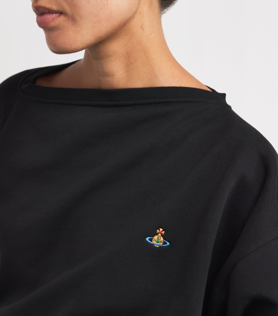 Cotton Hebo Sweatshirt N401 BLACK Image 6