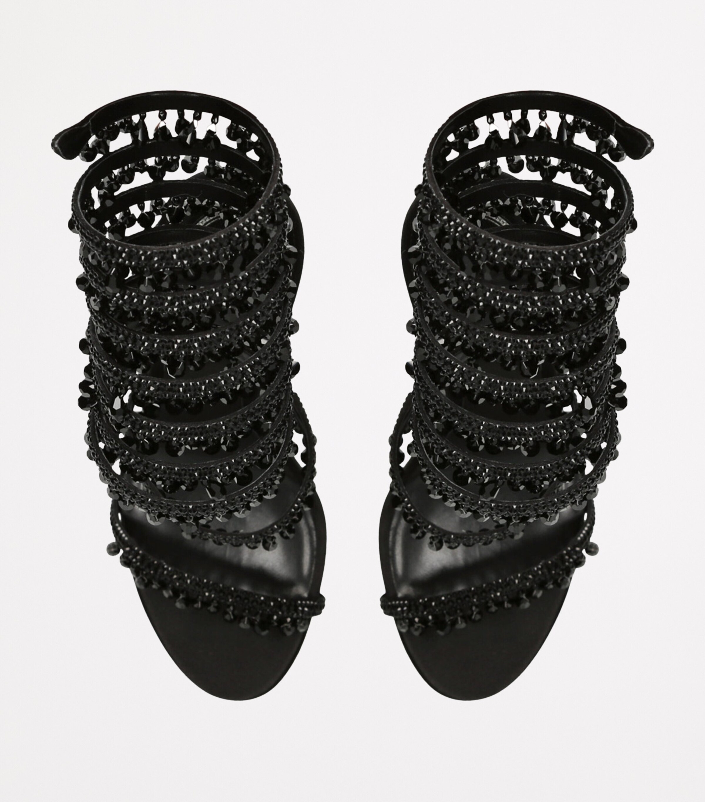 Chandelier Heeled Sandals 105 BLACK Image 4