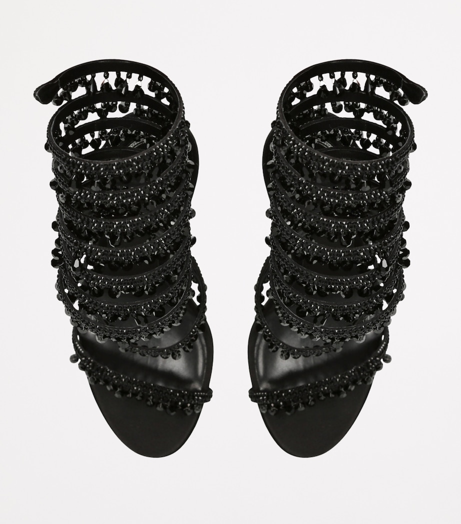 Chandelier Heeled Sandals 105 BLACK Image 4