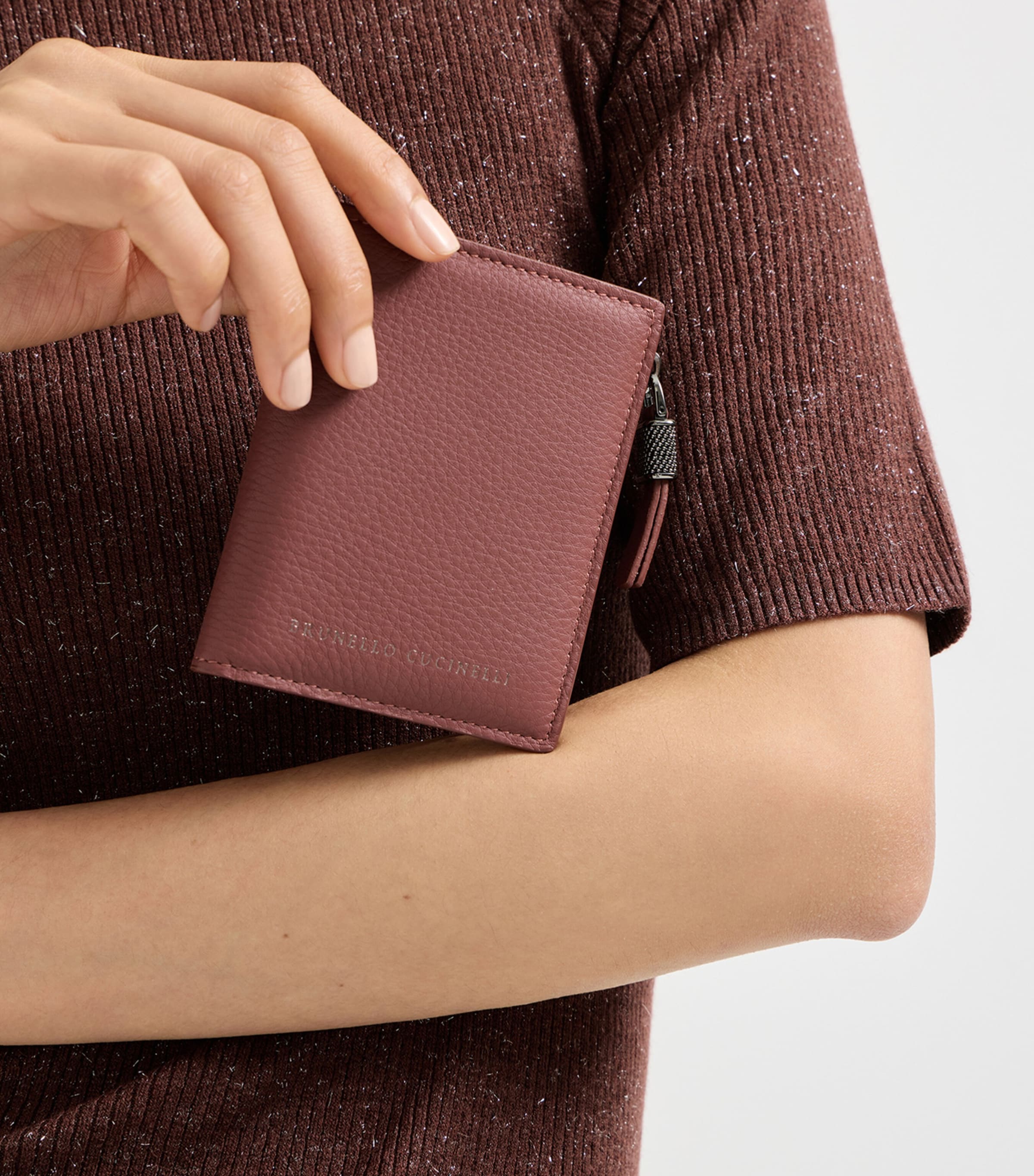 Brunello Cucinelli Leather Bifold Wallet Image 3