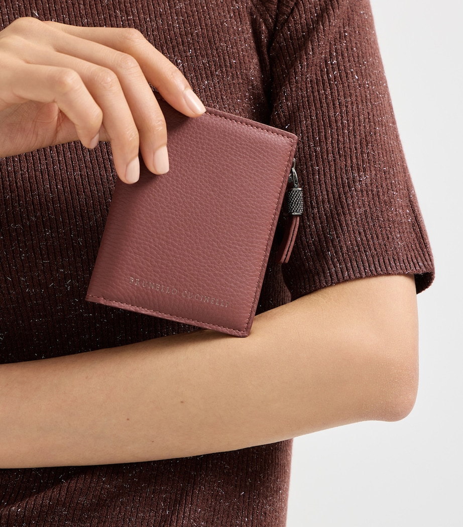 Brunello Cucinelli Leather Bifold Wallet Image 3