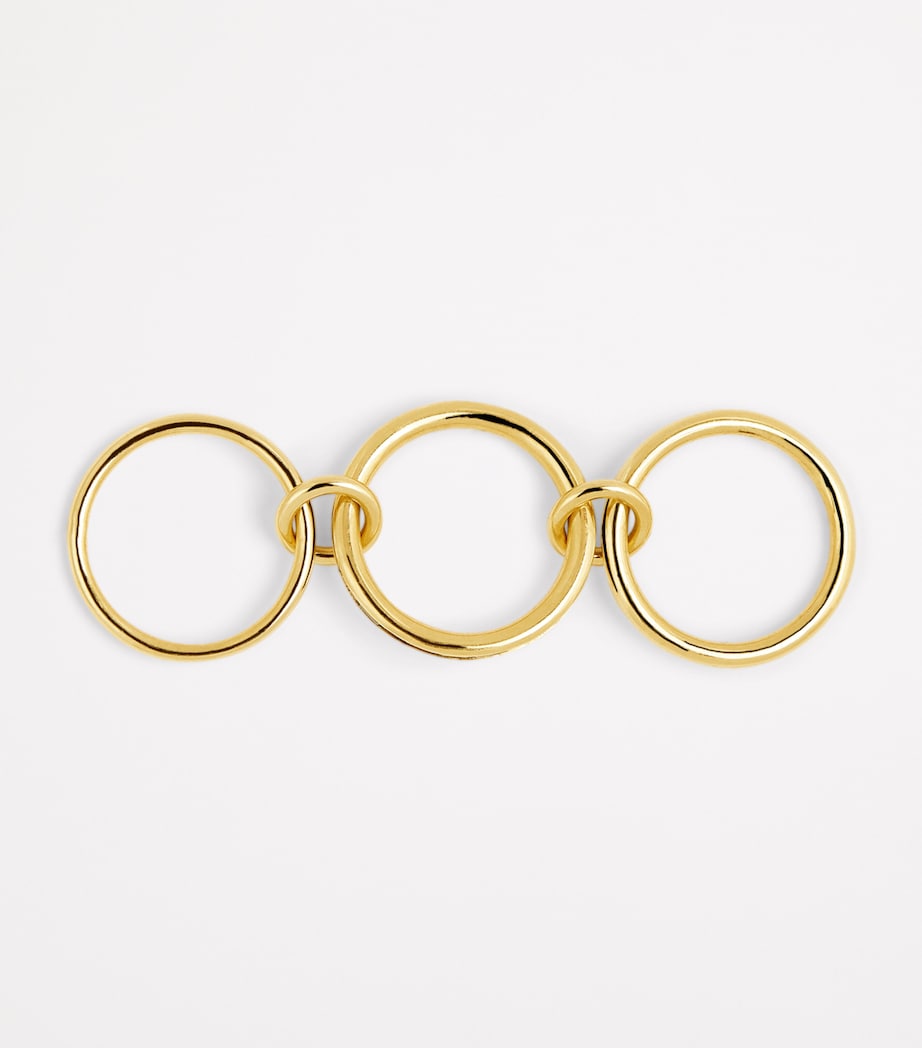 Yellow Gold and Sapphire Pyrus Ring YELLOW GOLD Image 3