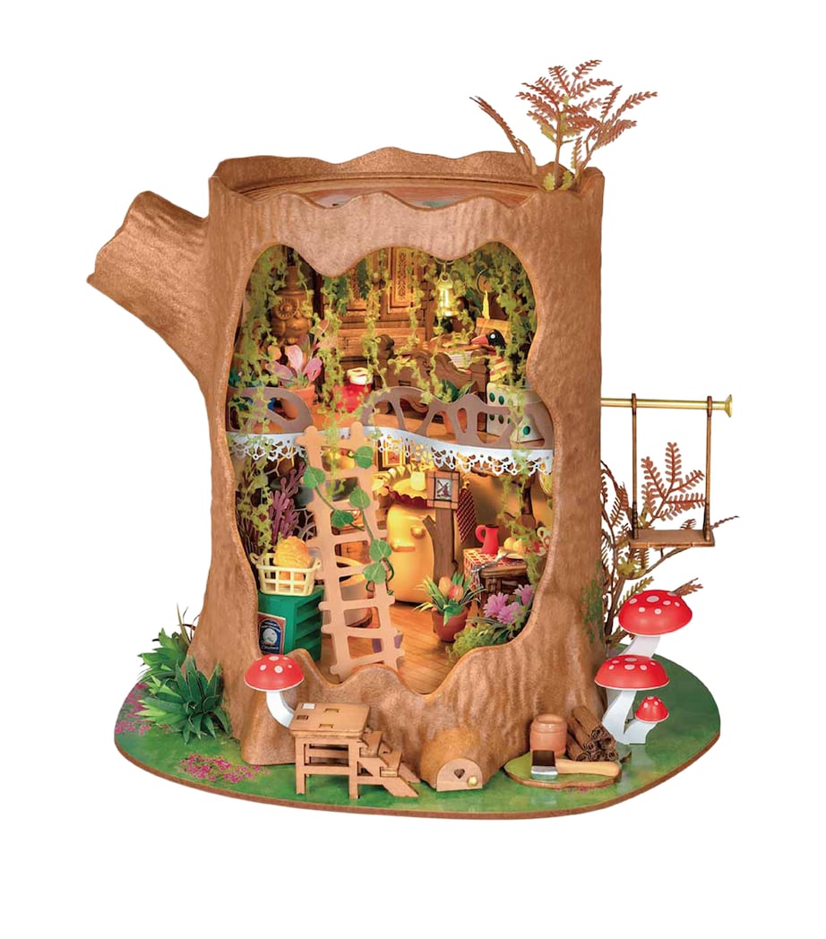 Robotime Rolife Fairytale Tree House DIY Miniature House Kit Image 1