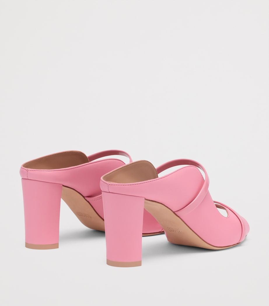 Malone Souliers Leather Norah Heeled Sandals 70 Camellia Image 4
