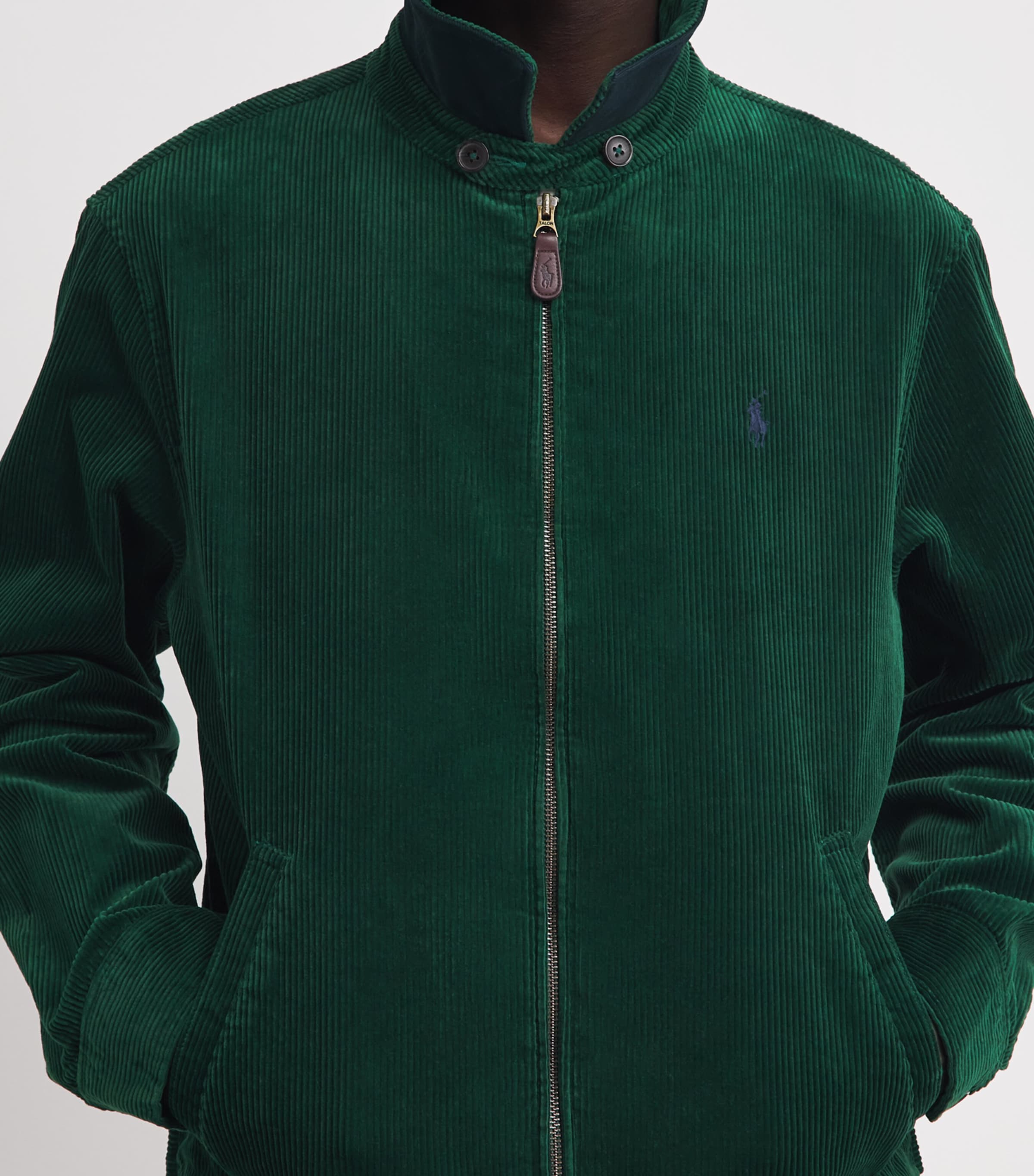Polo Ralph Lauren Mens Cotton Corduroy Wynton Jacket New Forest Image 3