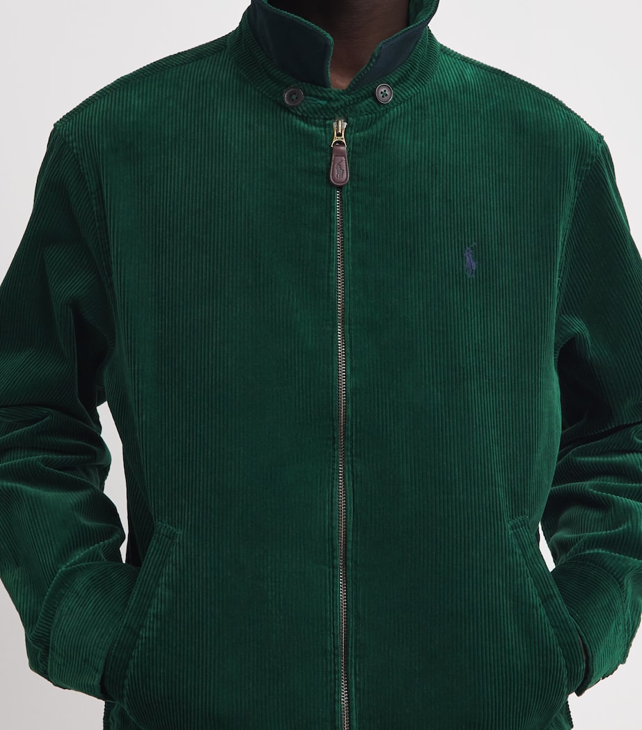 Polo Ralph Lauren Mens Cotton Corduroy Wynton Jacket New Forest Image 3