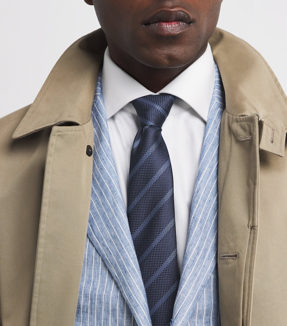 Silk Stripe Jacquard Tie FB058 Image 2