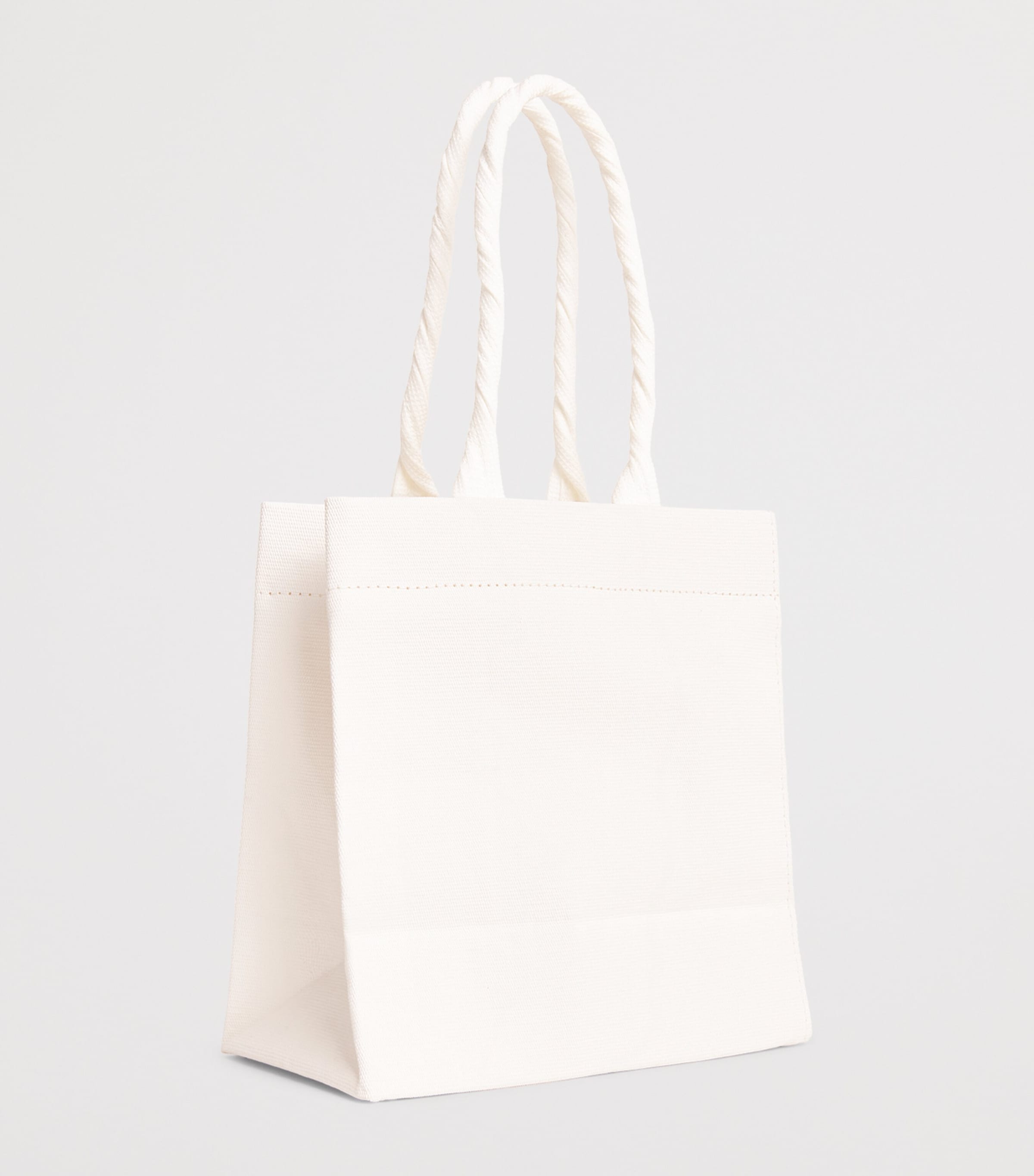 Paper Bag Tote Bag WHITE Image 3