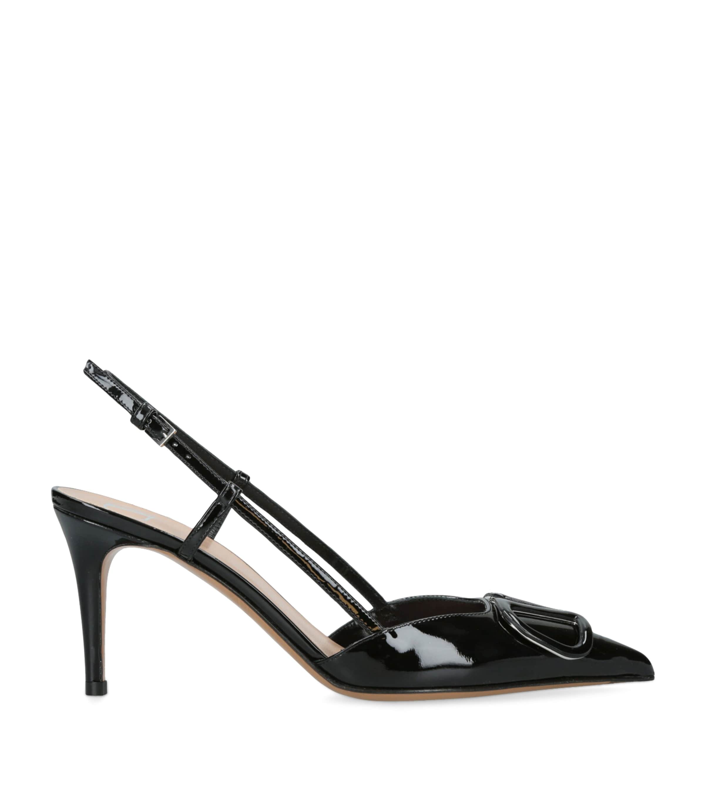 Valentino Vlogo Pointed Toe Slingback Pump