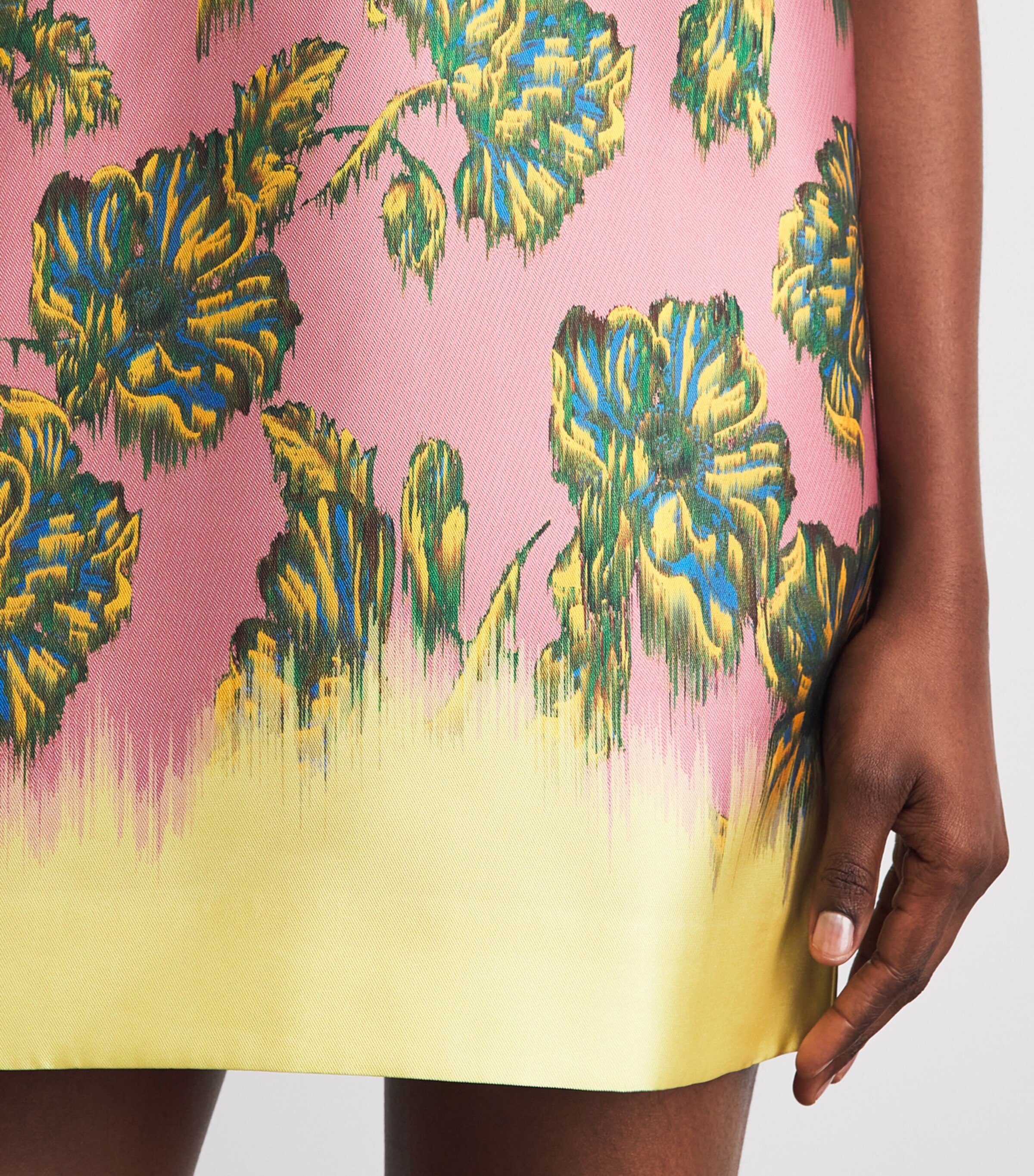 ALEMAIS Womens Floral Faye Mini Dress Image 5
