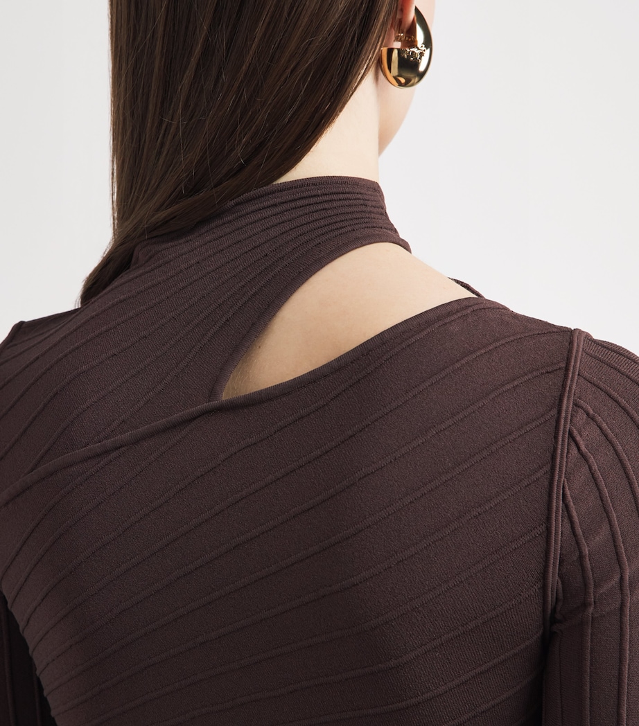 Cult Gaia Womens Knitted Tayla Top Luwak Image 3