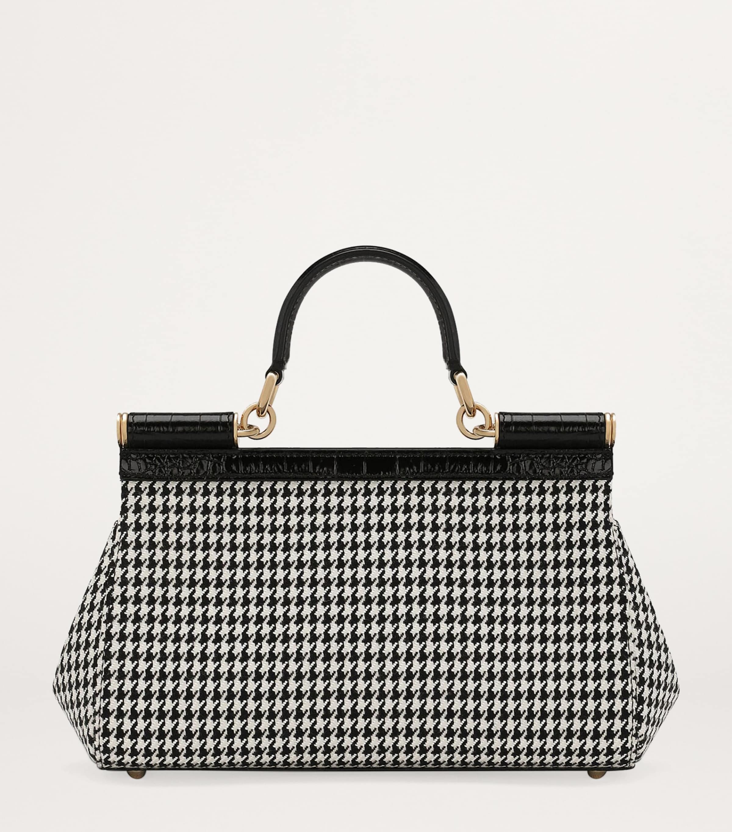 Medium Houndstooth Sicily Top-Handle Bag HW5FG-PIED POULE Image 3