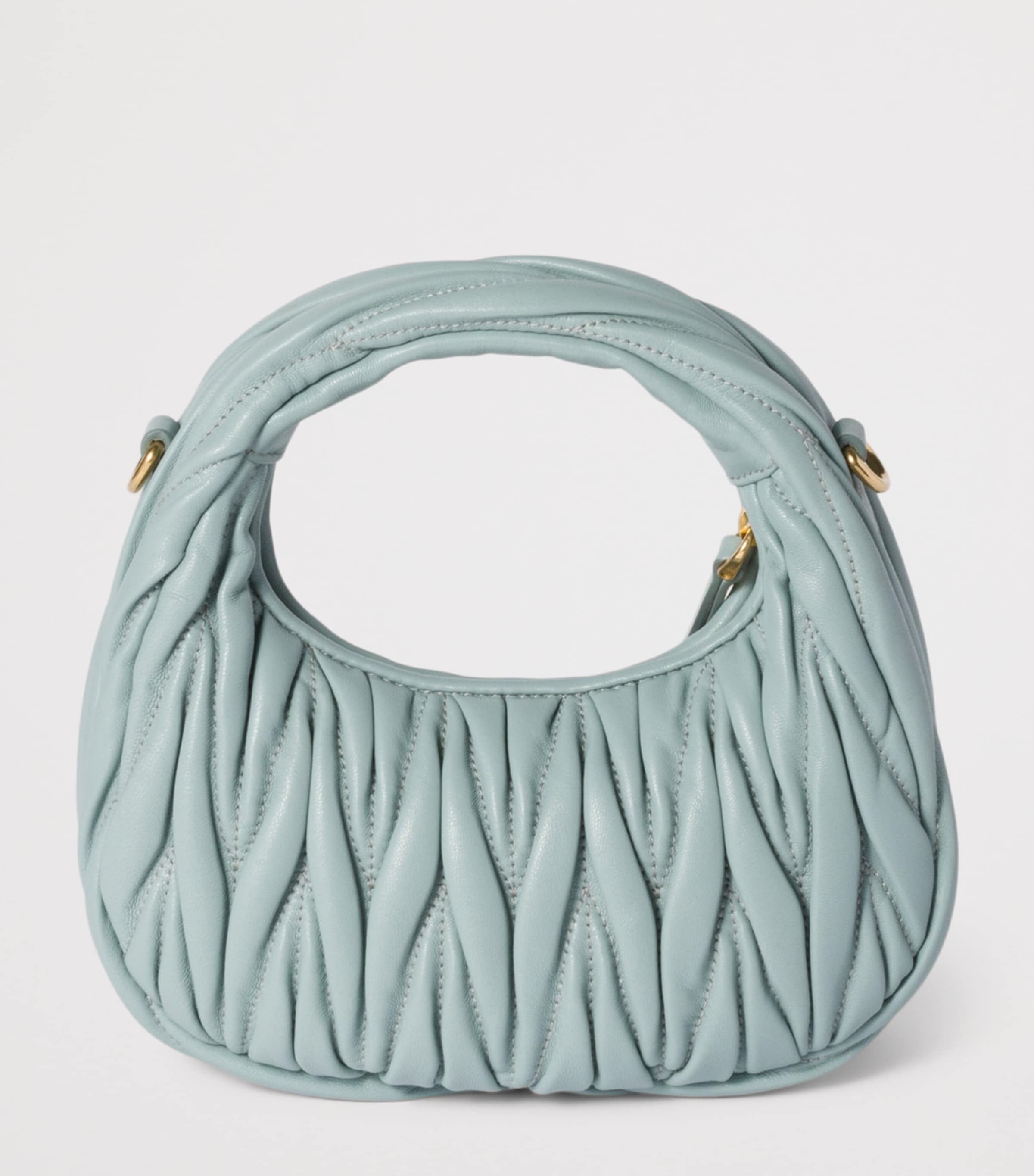 Miu Miu Matelassé Leather Wander Top-Handle Bag Image 3
