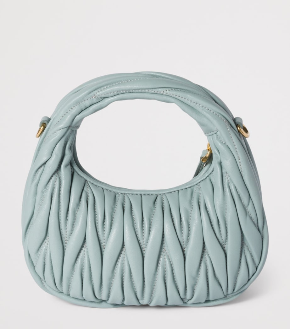 Miu Miu Matelassé Leather Wander Top-Handle Bag Image 3