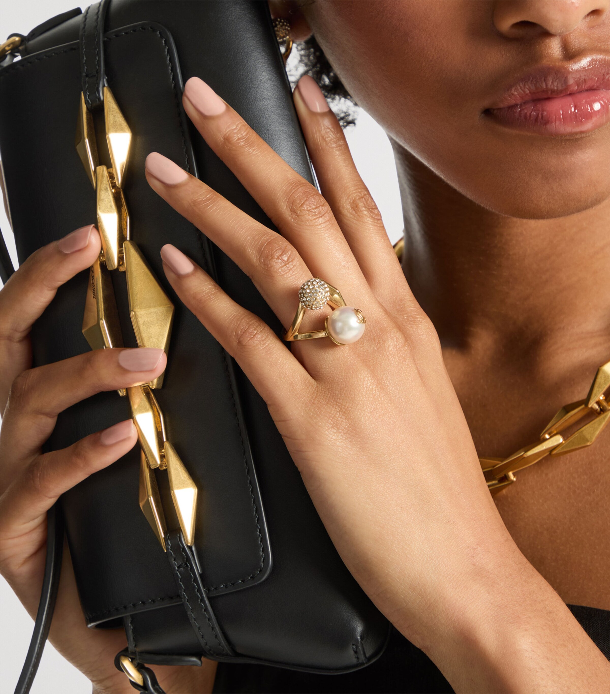 Multi Charm Ring GOLD/WHITE/CRYSTAL Image 2