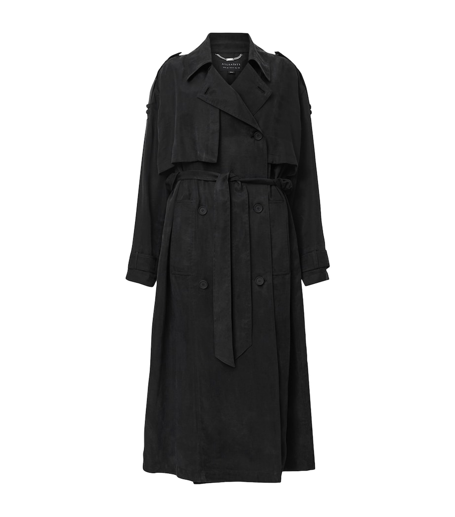 Linnie Trench Coat BLACK Image 1