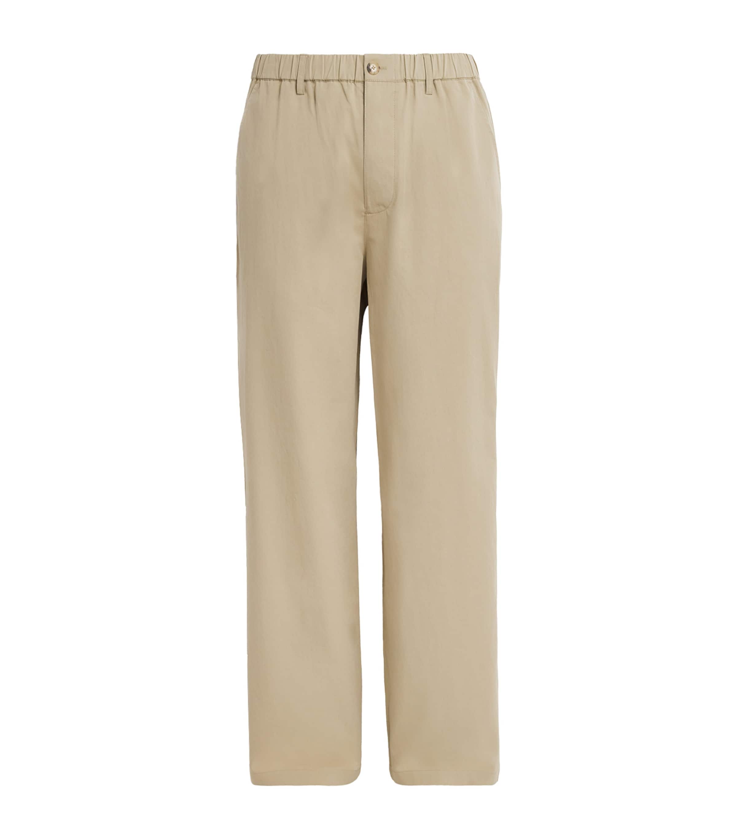 Frame Cotton Wide-leg Trousers