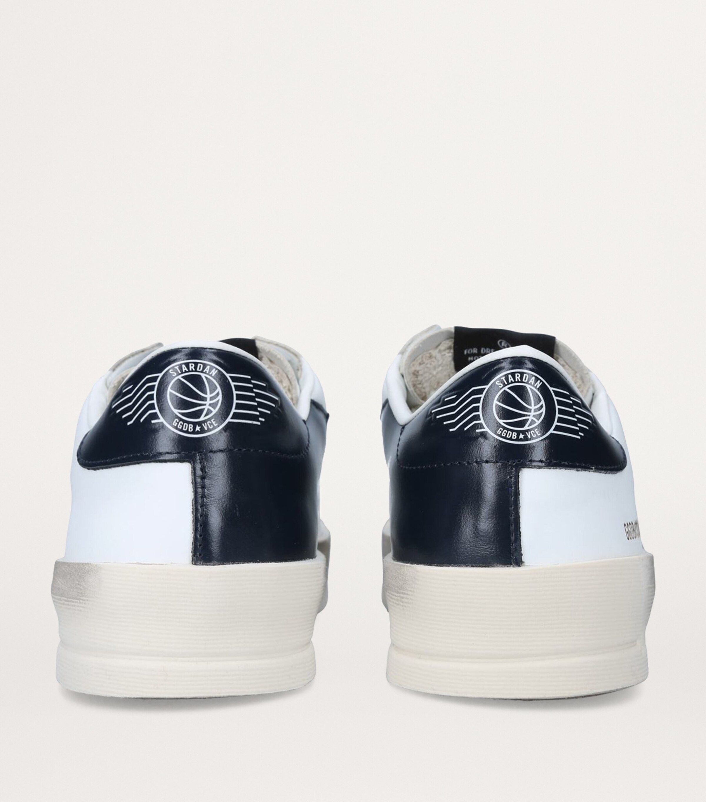 Golden Goose Leather Stardan Sneakers White/blk Image 2