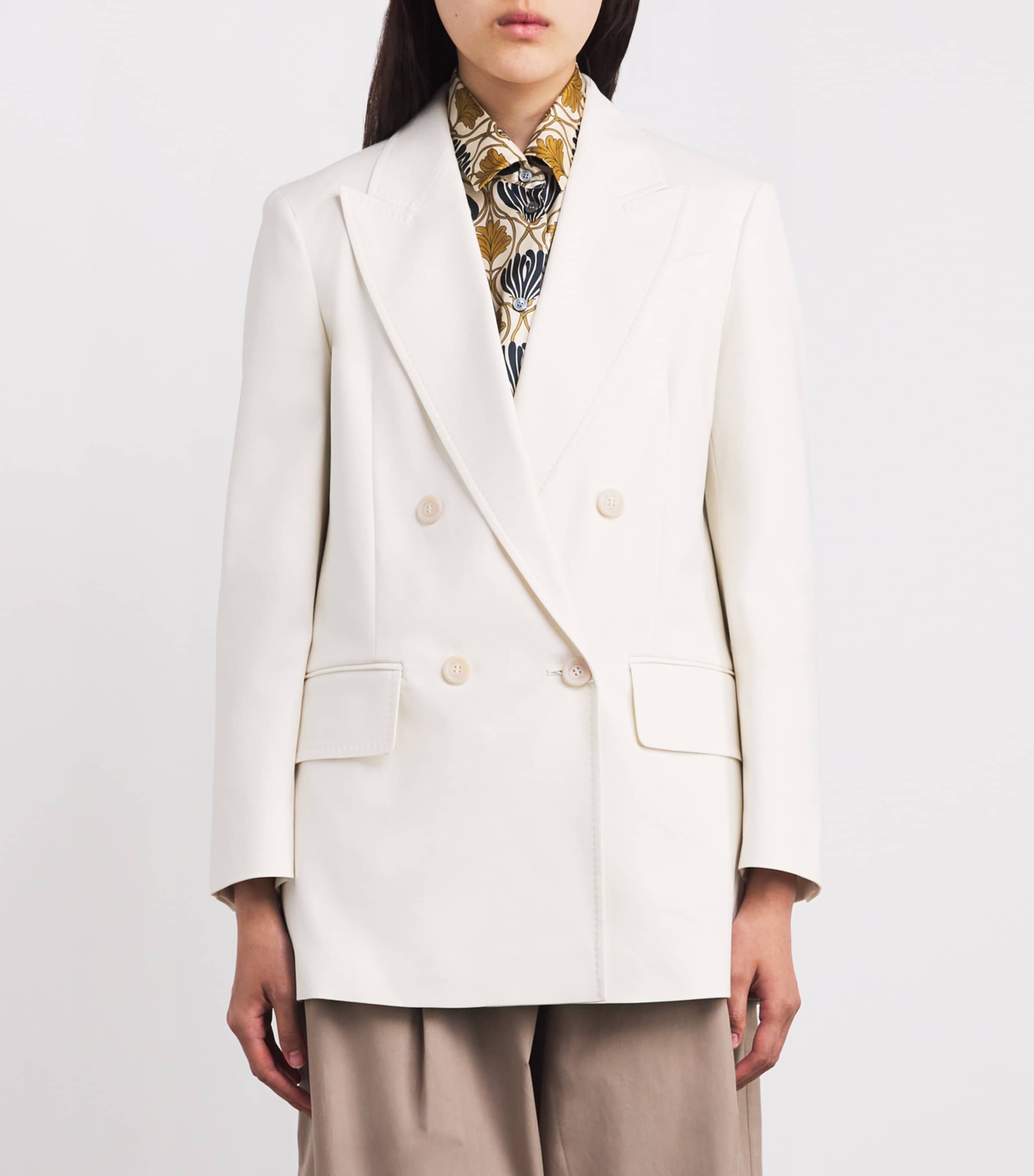 Max Mara Cotton-Blend Olimpia Blazer | Harrods US