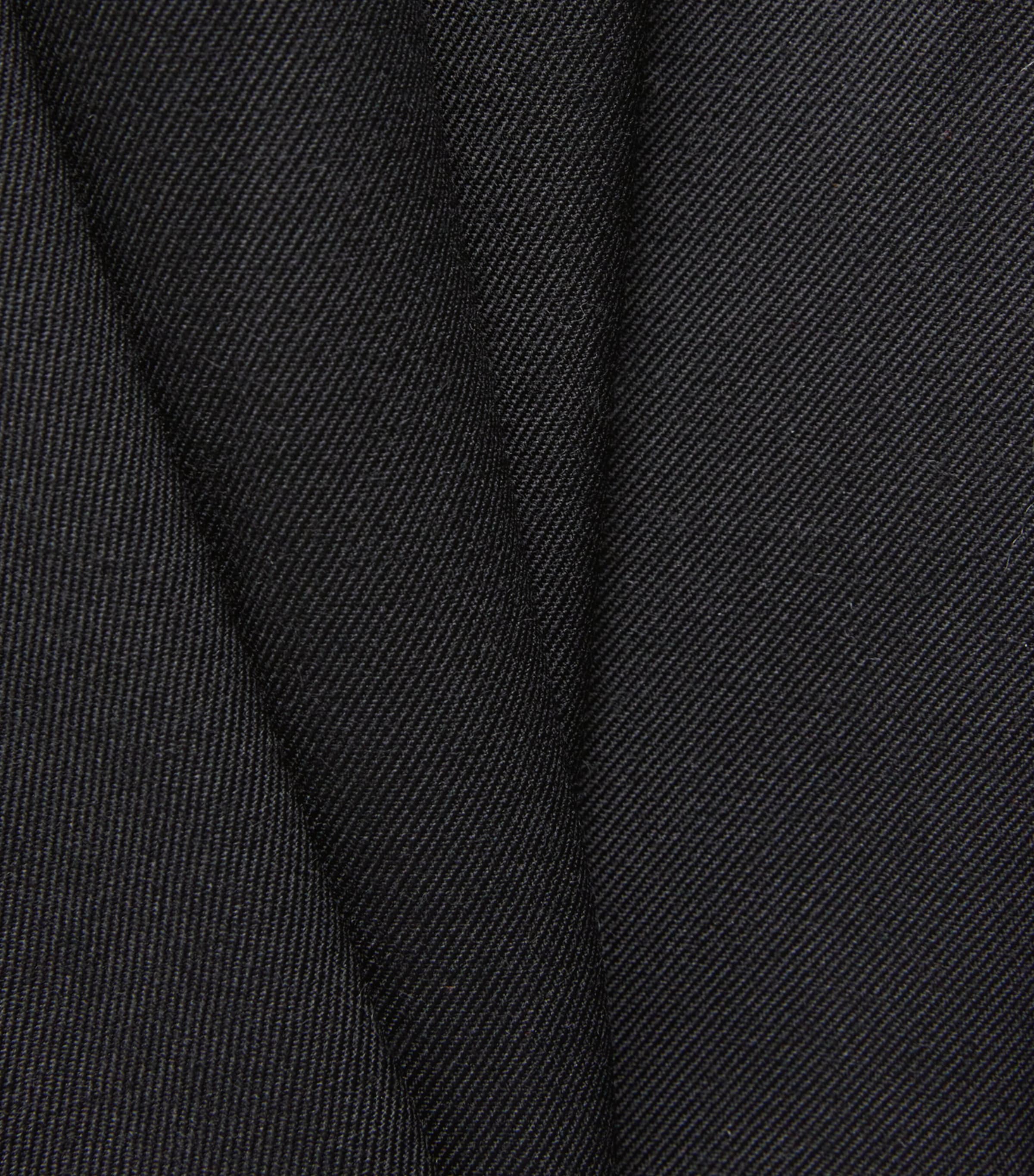 Le 17 Septembre Mens Wool-Blend Drawstring Trousers Black Image 6