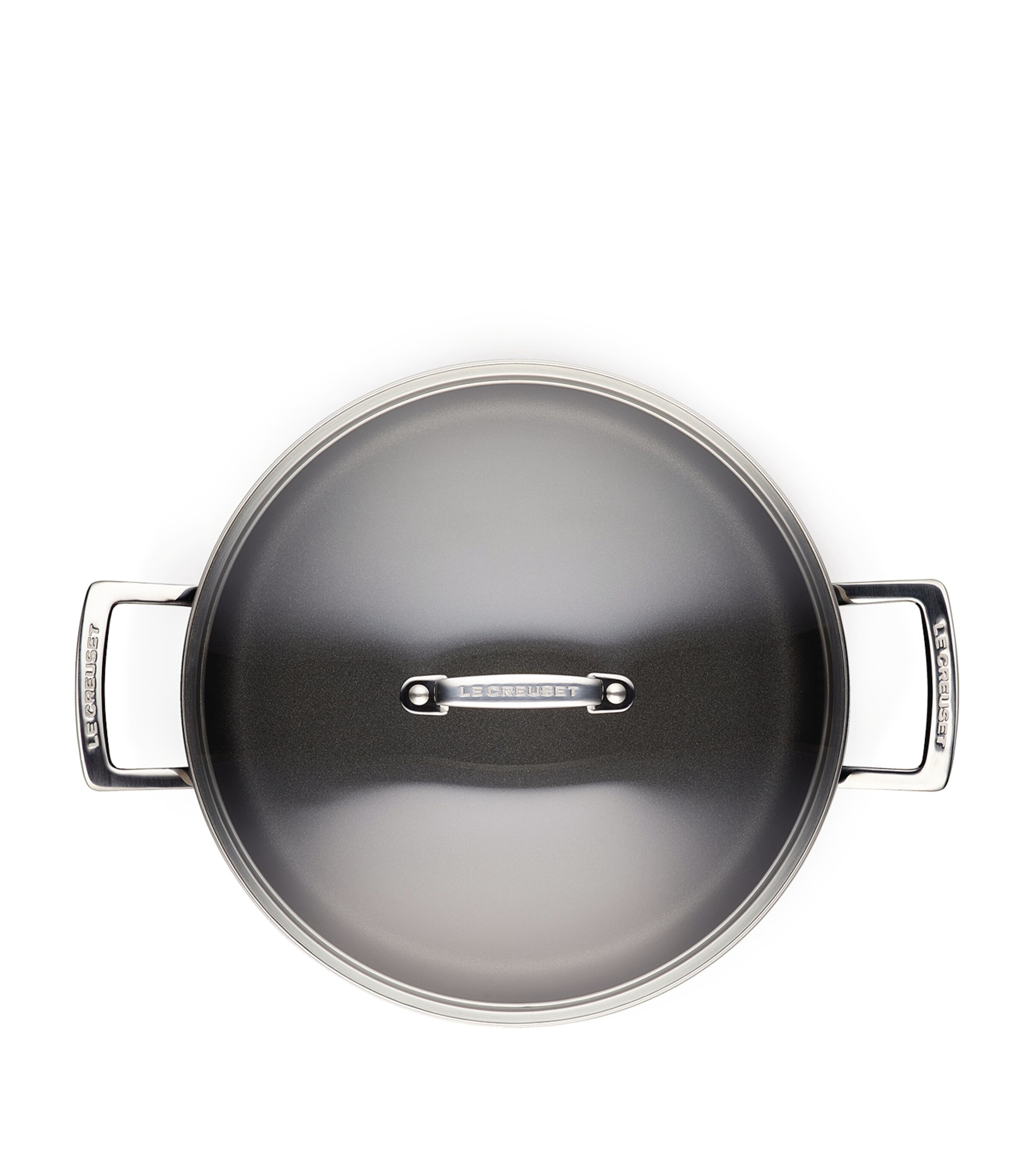 Le Creuset Toughened Non-Stick Deep Casserole Dish (28cm) Black Image 2