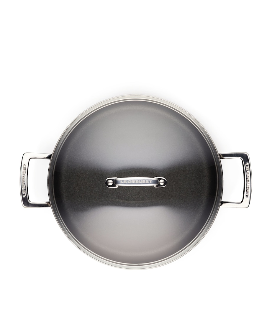 Toughened Non-Stick Deep Casserole Dish (28cm) BLACK Image 2