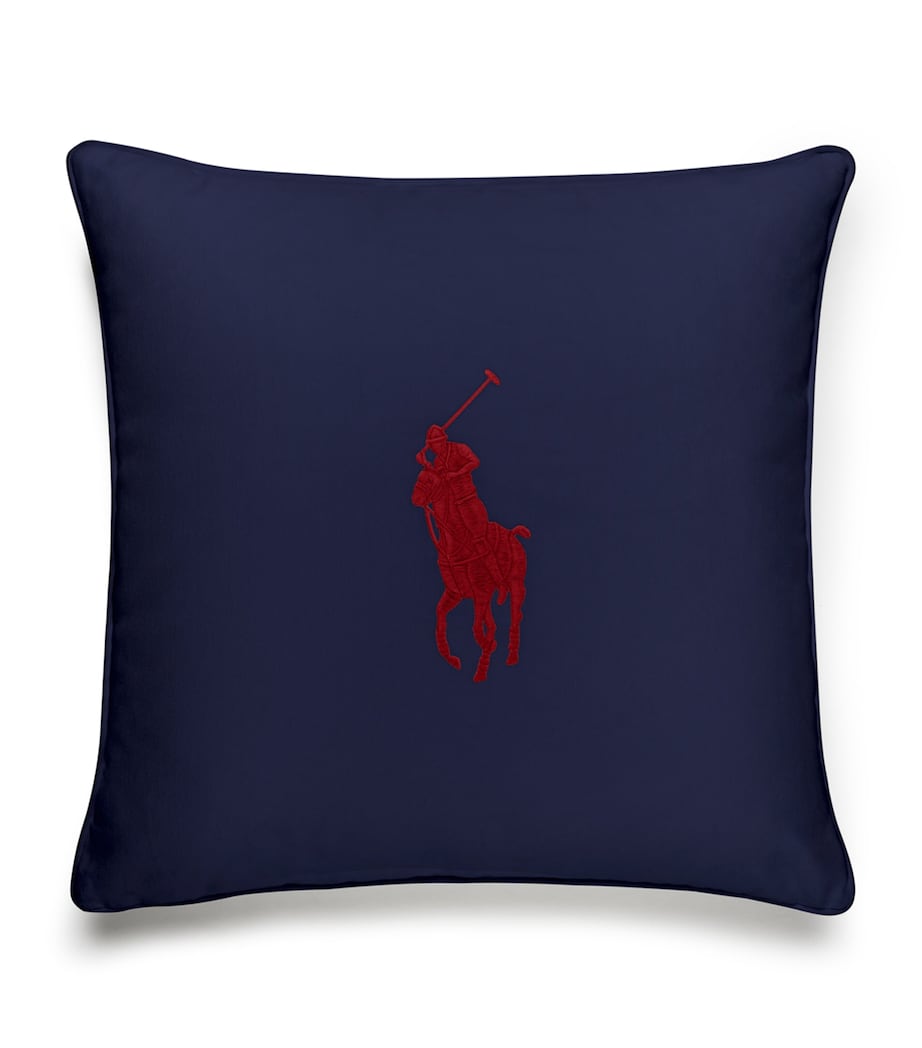 Pony Cushion Cover (50cm x 50xm) NAVY Image 1