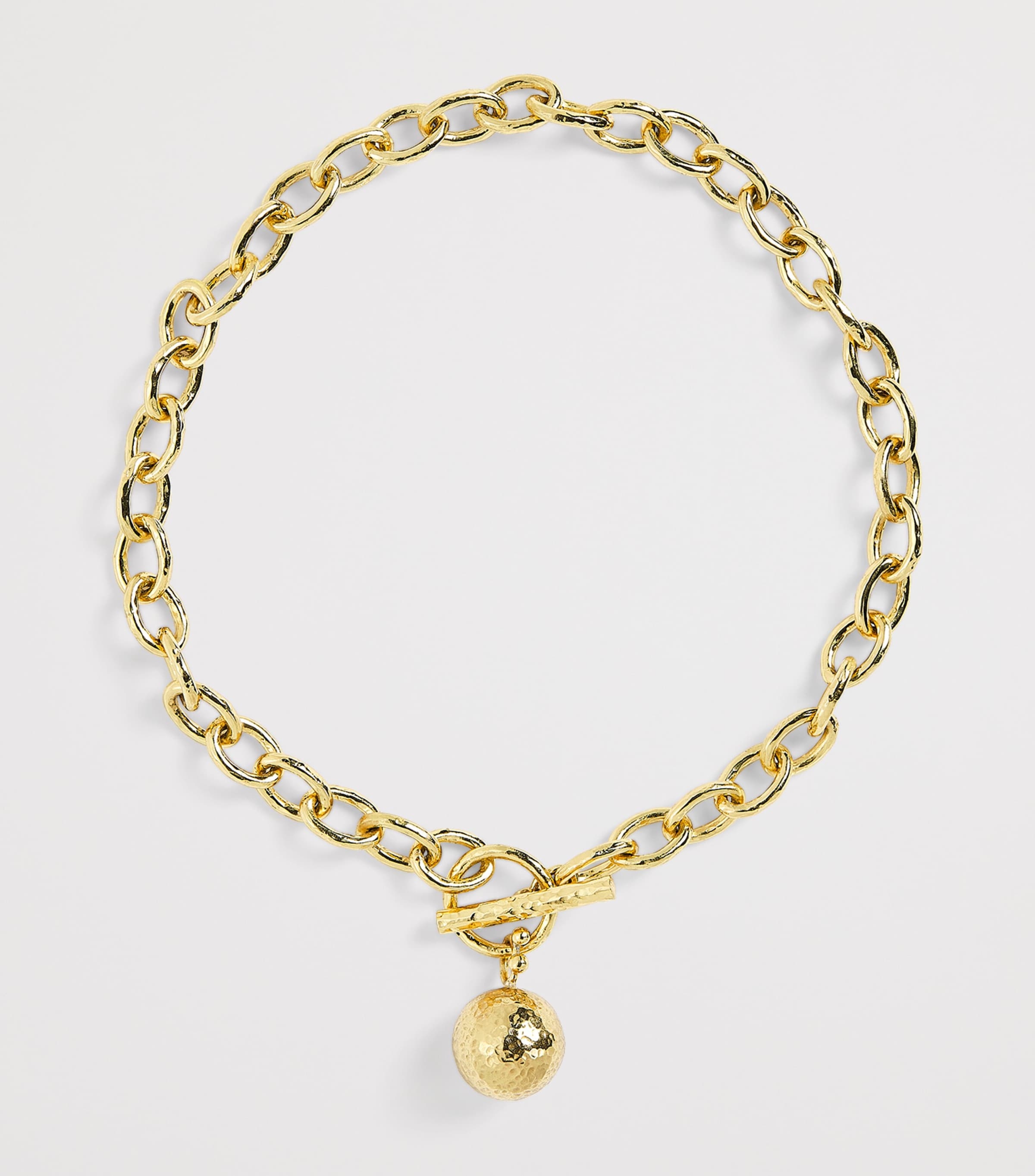 Gold-Tone Chain Necklace BRASS Image 3