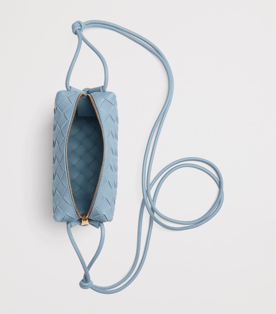 Mini Leather Intrecciato Loop Cross-Body Bag 1729 Image 4