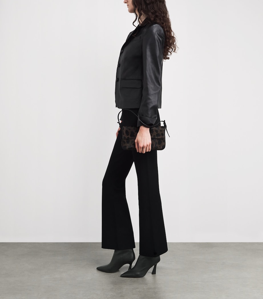 Stuart Weitzman Leather Vinnie Ankle Boots 85 Black Image 4