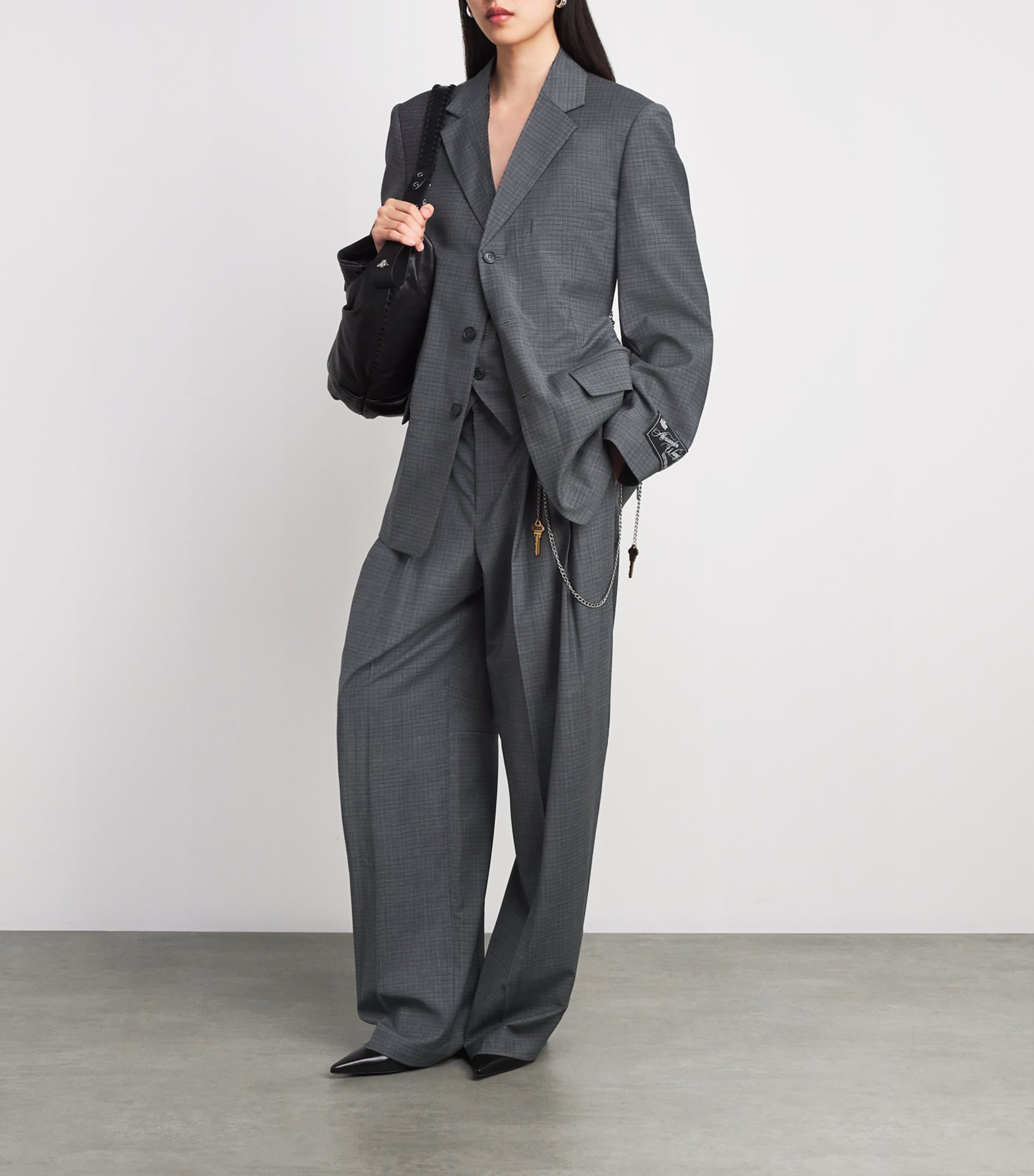 Alexander Wang Wool-Blend Chain-Detail Trousers | Women Clothing | Trousers | Tailored Trousers | Workwear | Designers | Alexander Wang Alexander Wang Wool-Blend Chain-Detail Trousers | Women Clothing | Trousers | Tailored Trousers | Workwear | Designers | Alexander Wang