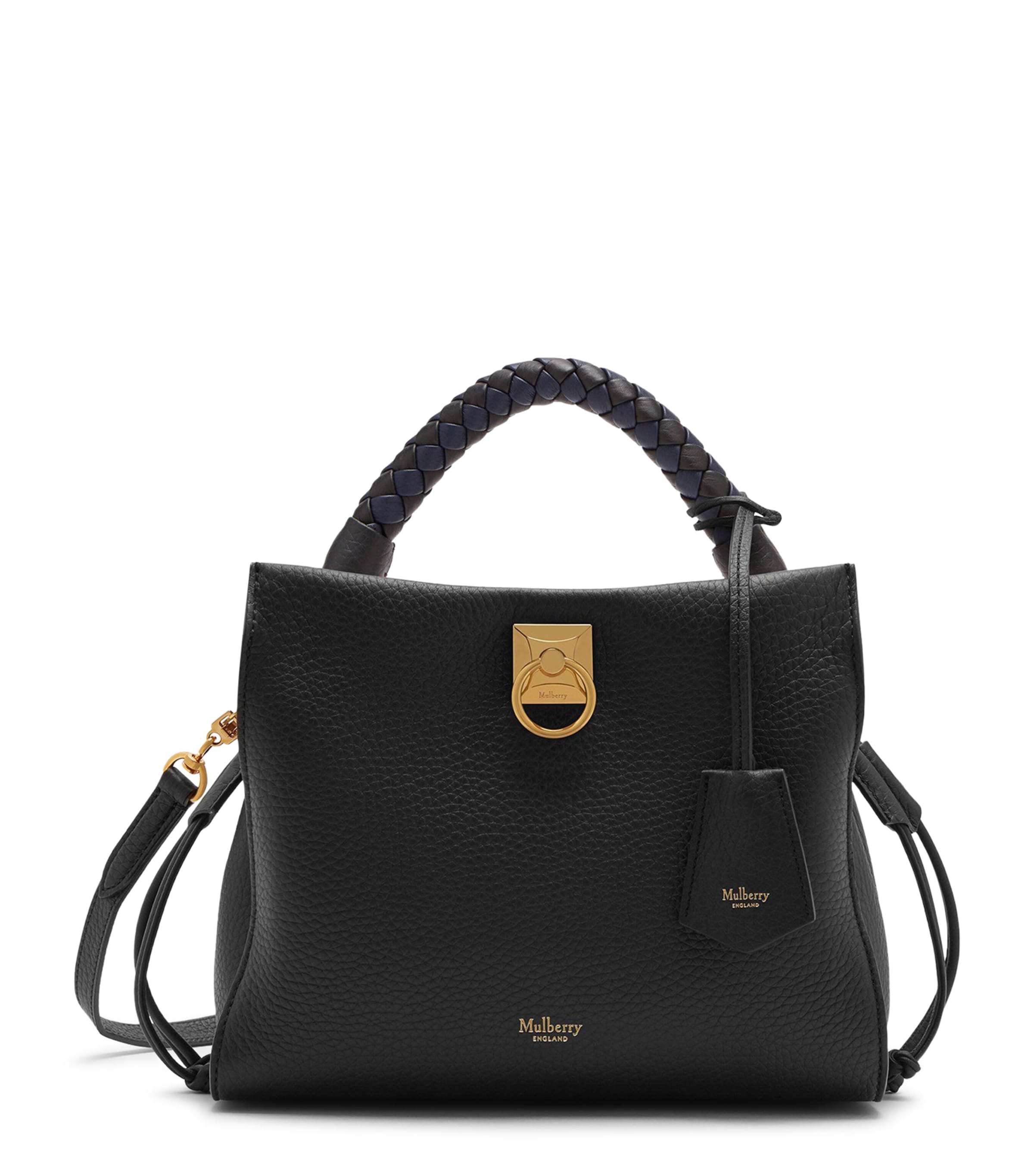 Mulberry Small Leather Iris Shoulder Bag | Harrods UK