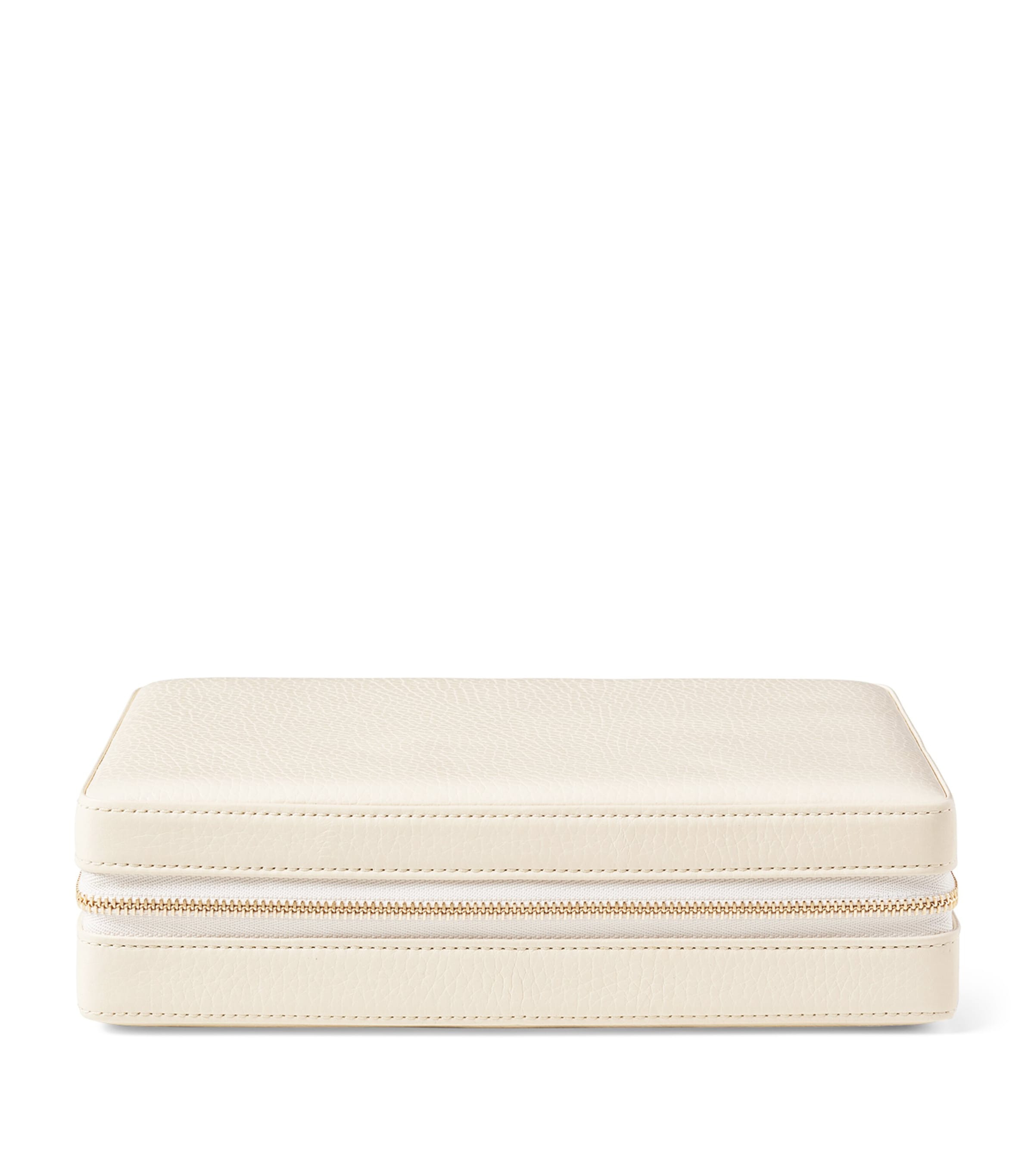 ASPINAL OF LONDON LARGE LEATHER TRAVEL JEWELLERY BOX