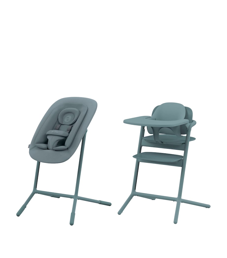 LEMO High Chair 4-in-1 Set - Stone Blue MID BLUE Image 1