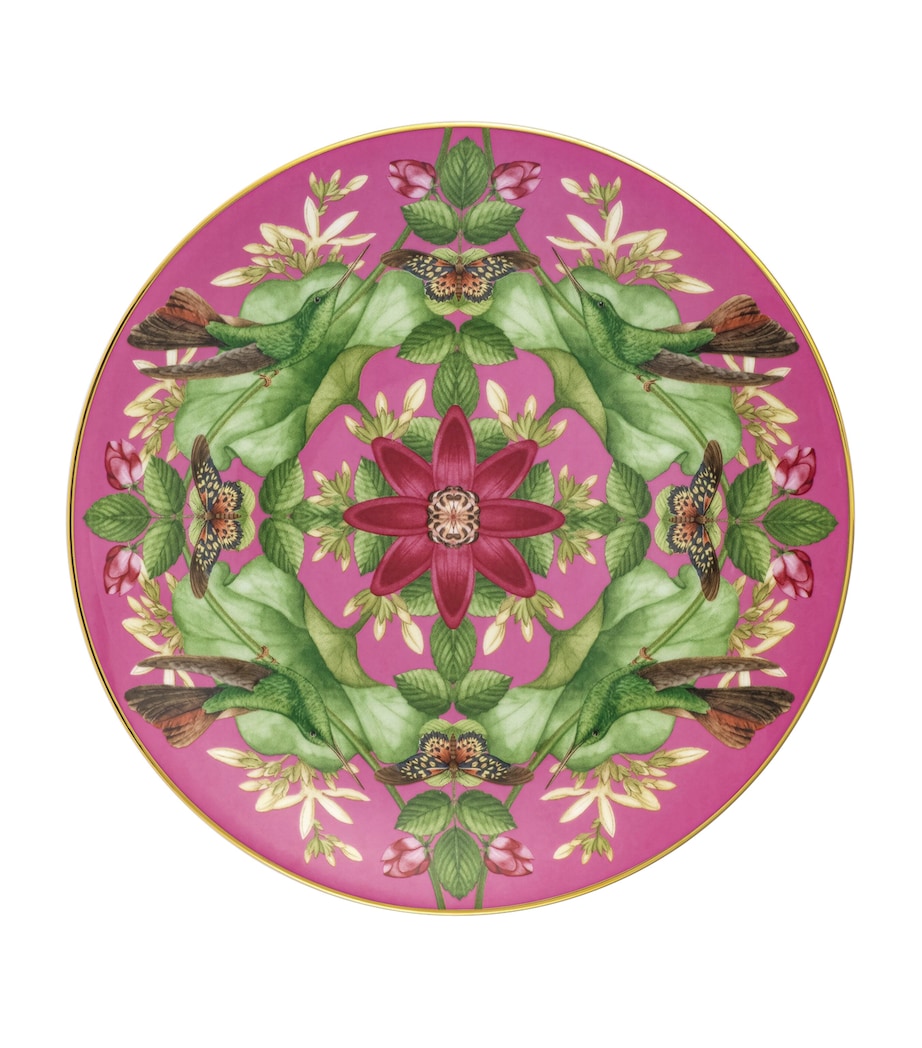 Wonderlust Pink Lotus Plate (20cm) MULTI Image 1