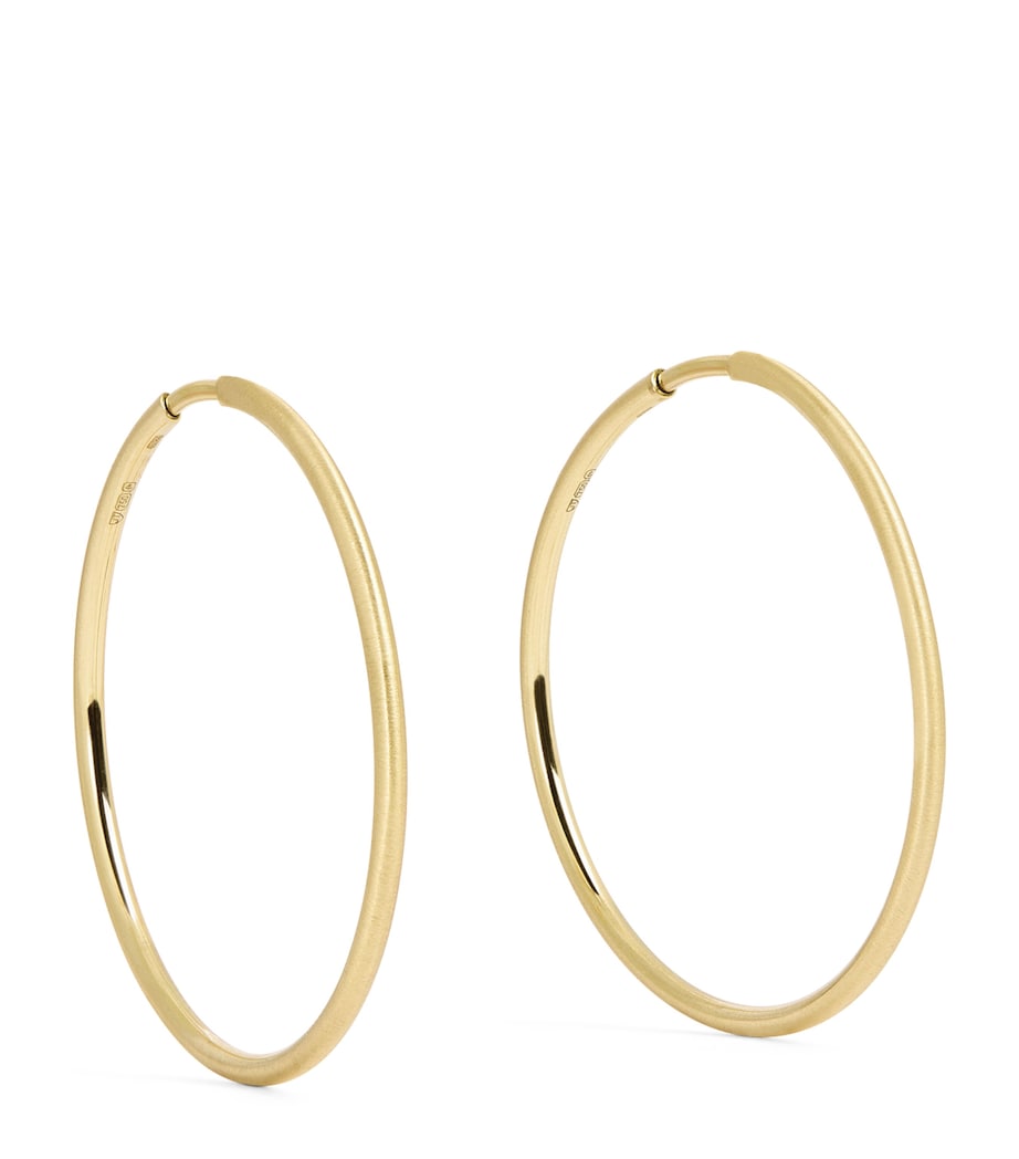 Yellow Gold Pia Plié Hoop Earrings YELLOW GOLD Image 1