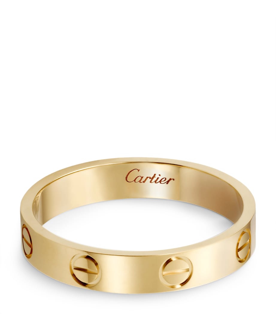 Yellow Gold LOVE Wedding Band NO COLOUR Image 7