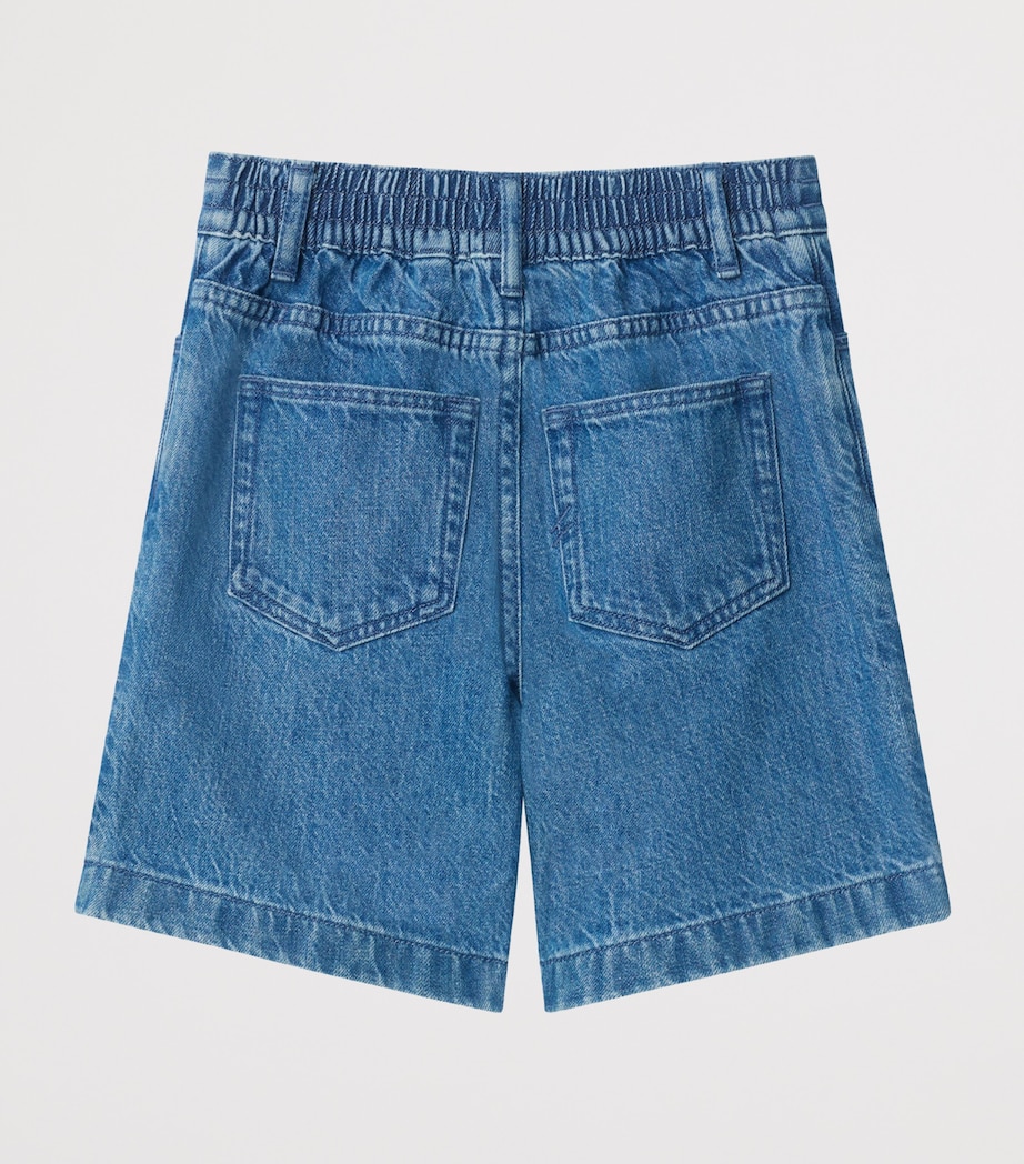 Burberry Kids EKD Denim Shorts (14 Years) Vintage Denim Image 2