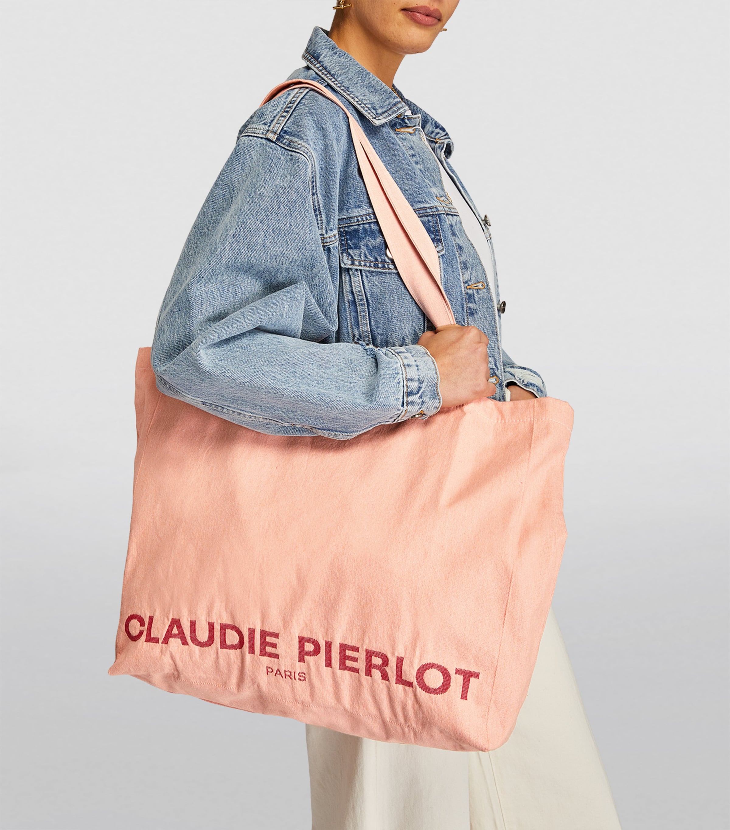 Logo Tote Bag PALE PINK Image 2