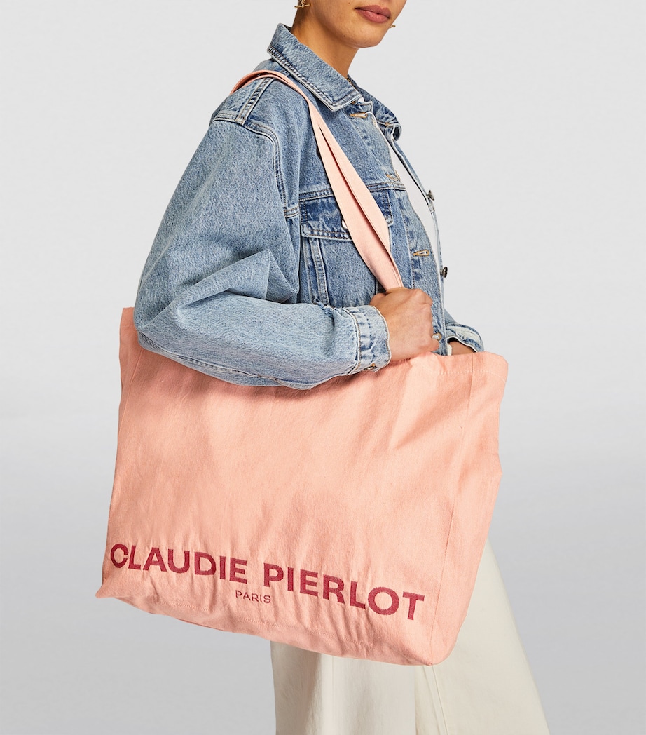 Logo Tote Bag PALE PINK Image 2