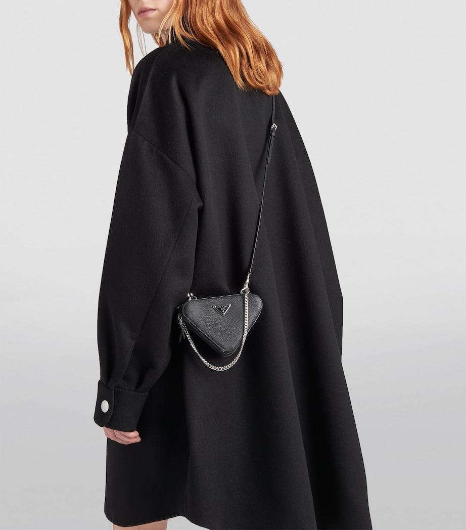 Mini Saffiano Leather Cross-Body Bag F0002 Image 2