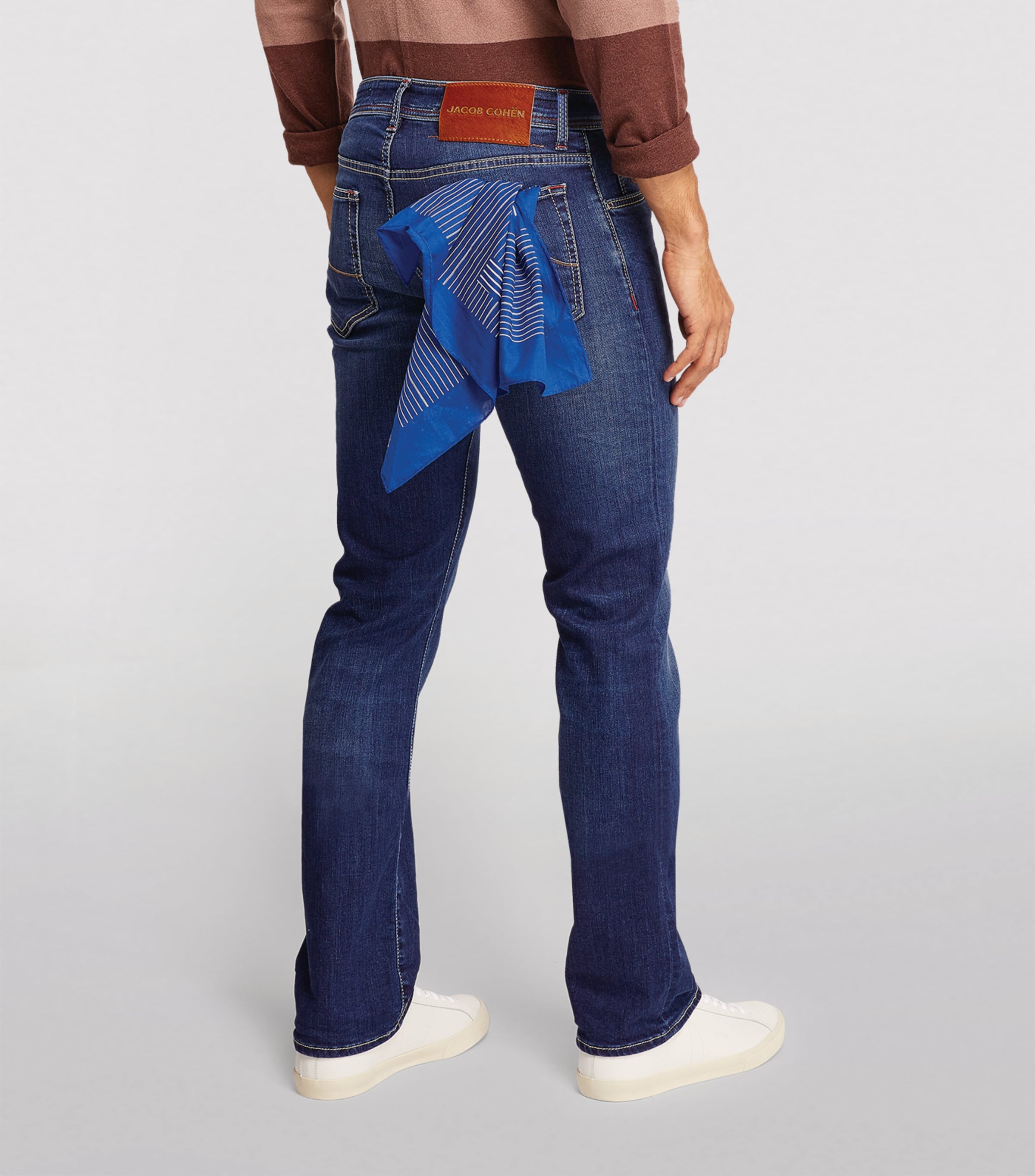 Straight Jeans 094D-NAVY Image 4